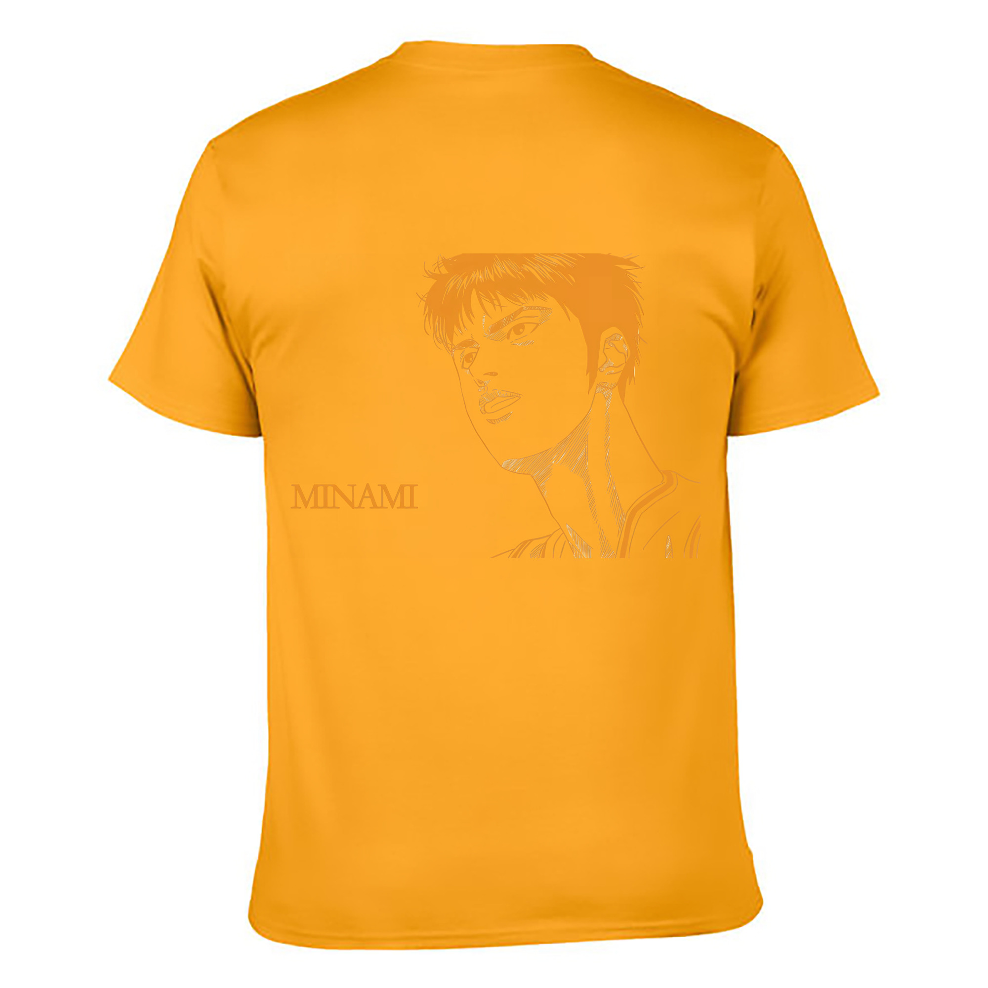 （画像用） SLAM DUNK／スラムダンク 綿100％ メンズ半袖Tシャツ（バックプリント） 通気性