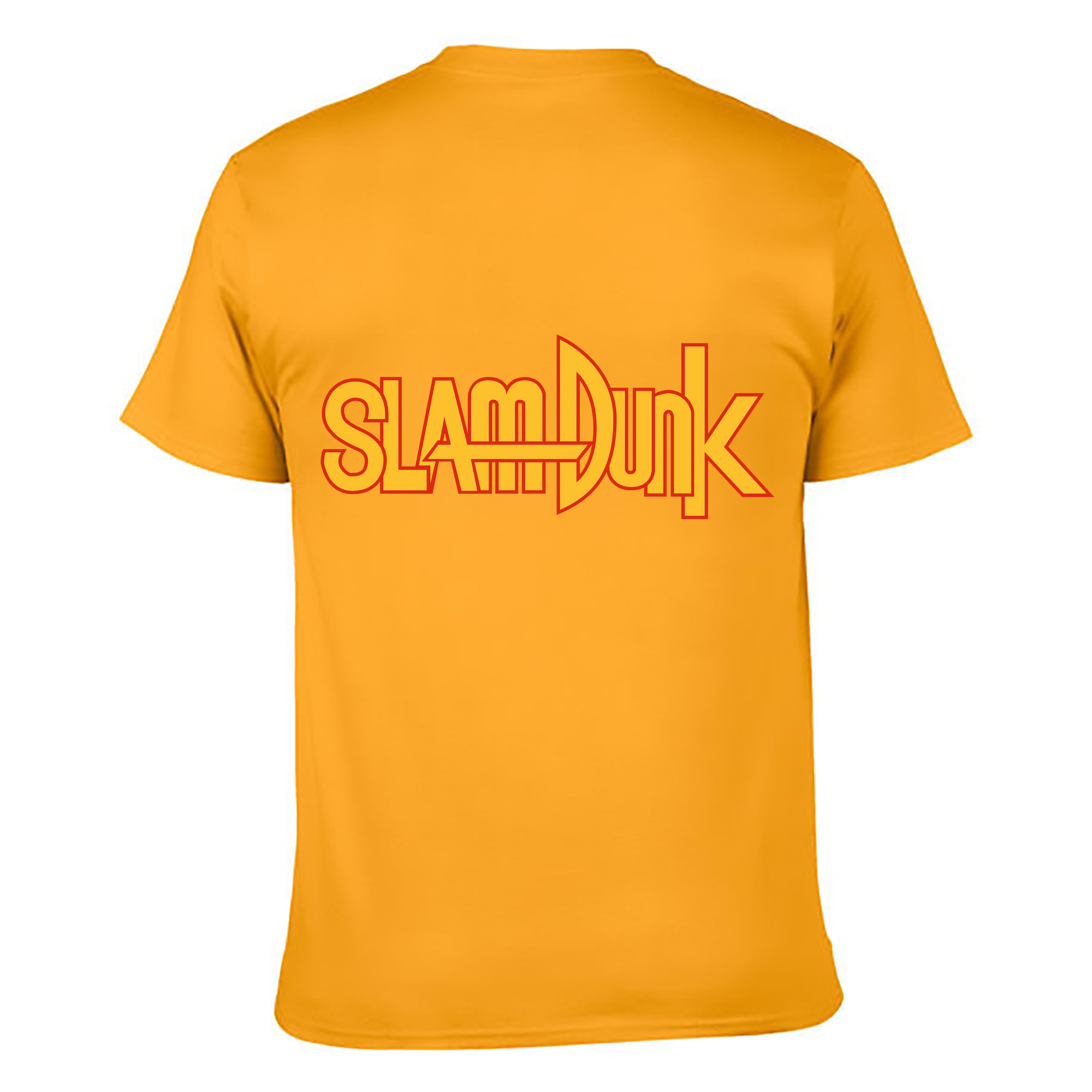 （画像用） SLAM DUNK／スラムダンク 綿100％ メンズ半袖Tシャツ（バックプリント） 通気性