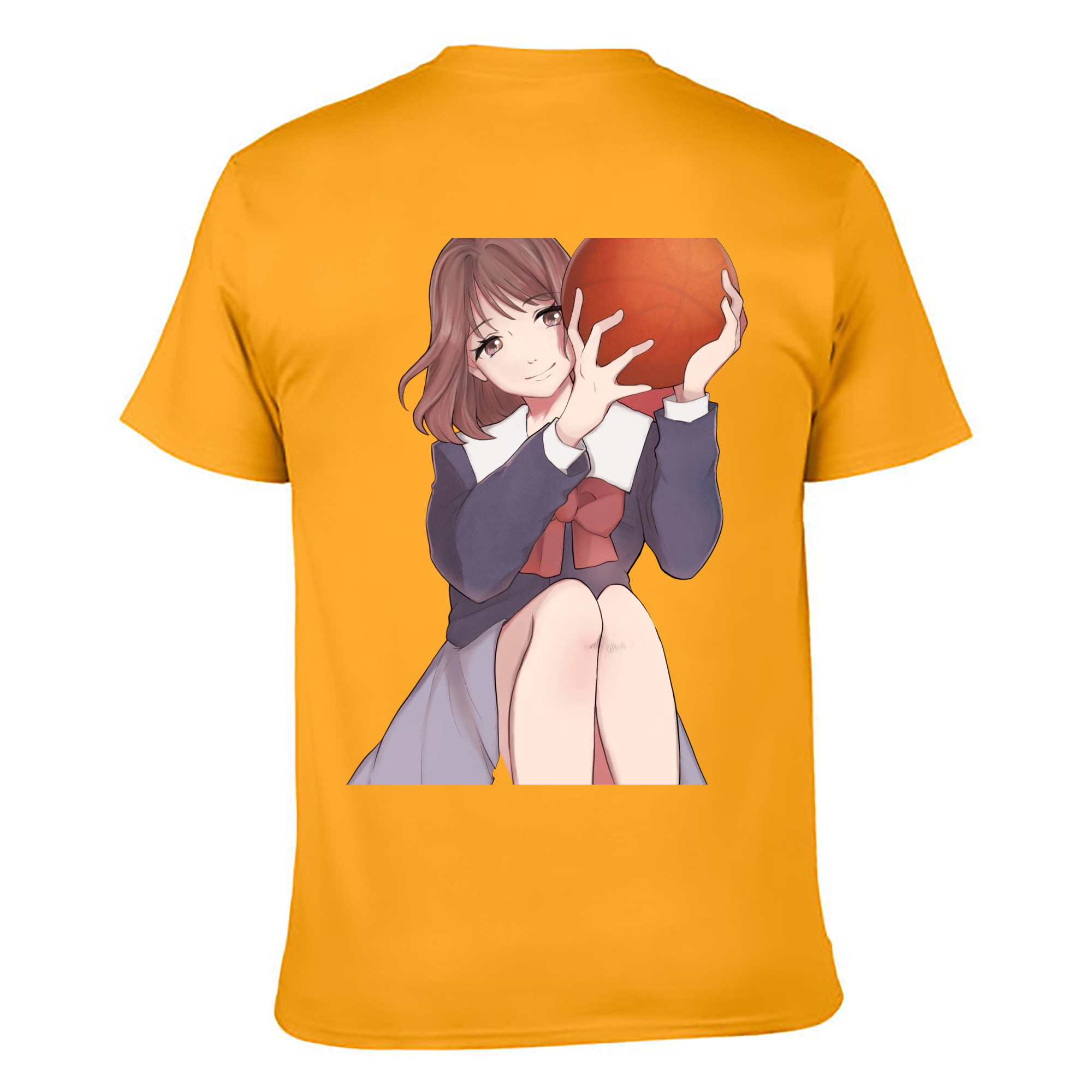 （画像用） SLAM DUNK／スラムダンク 綿100％ メンズ半袖Tシャツ（バックプリント） 通気性