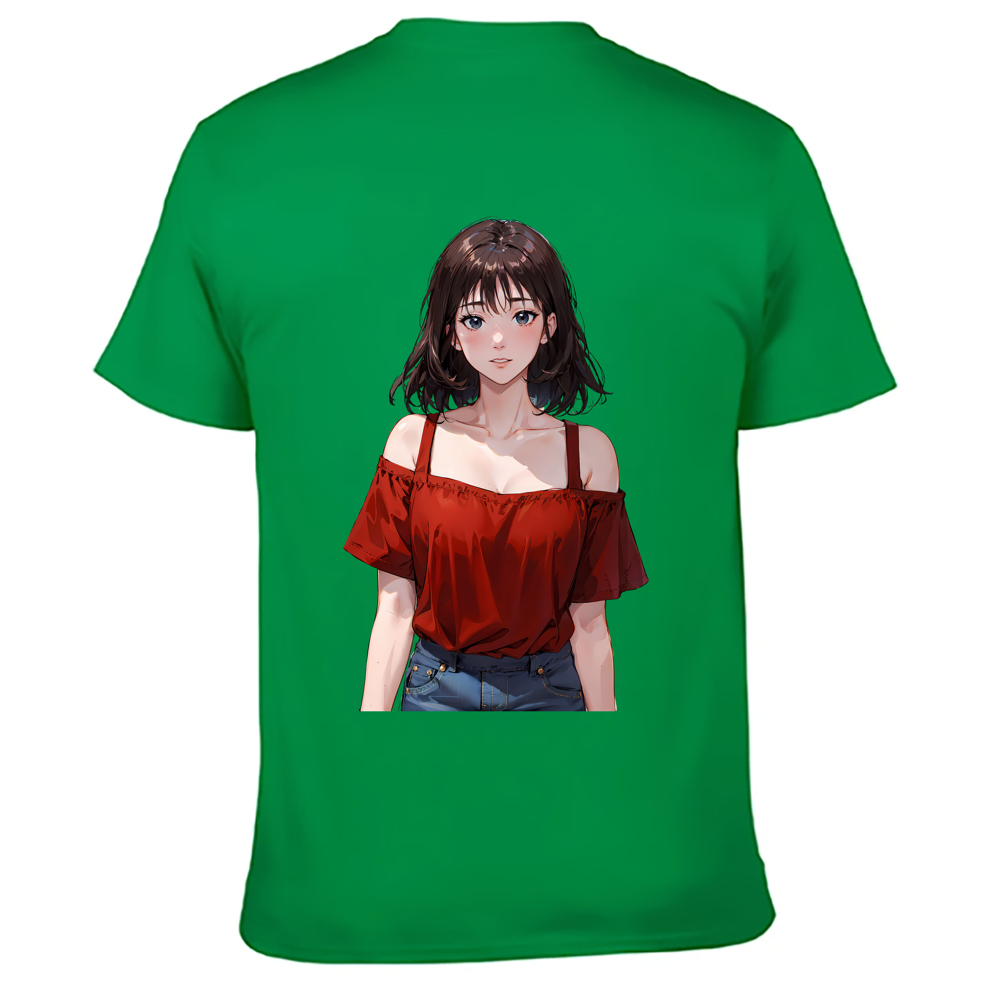 （画像用） SLAM DUNK／スラムダンク 綿100％ メンズ半袖Tシャツ（バックプリント） 通気性