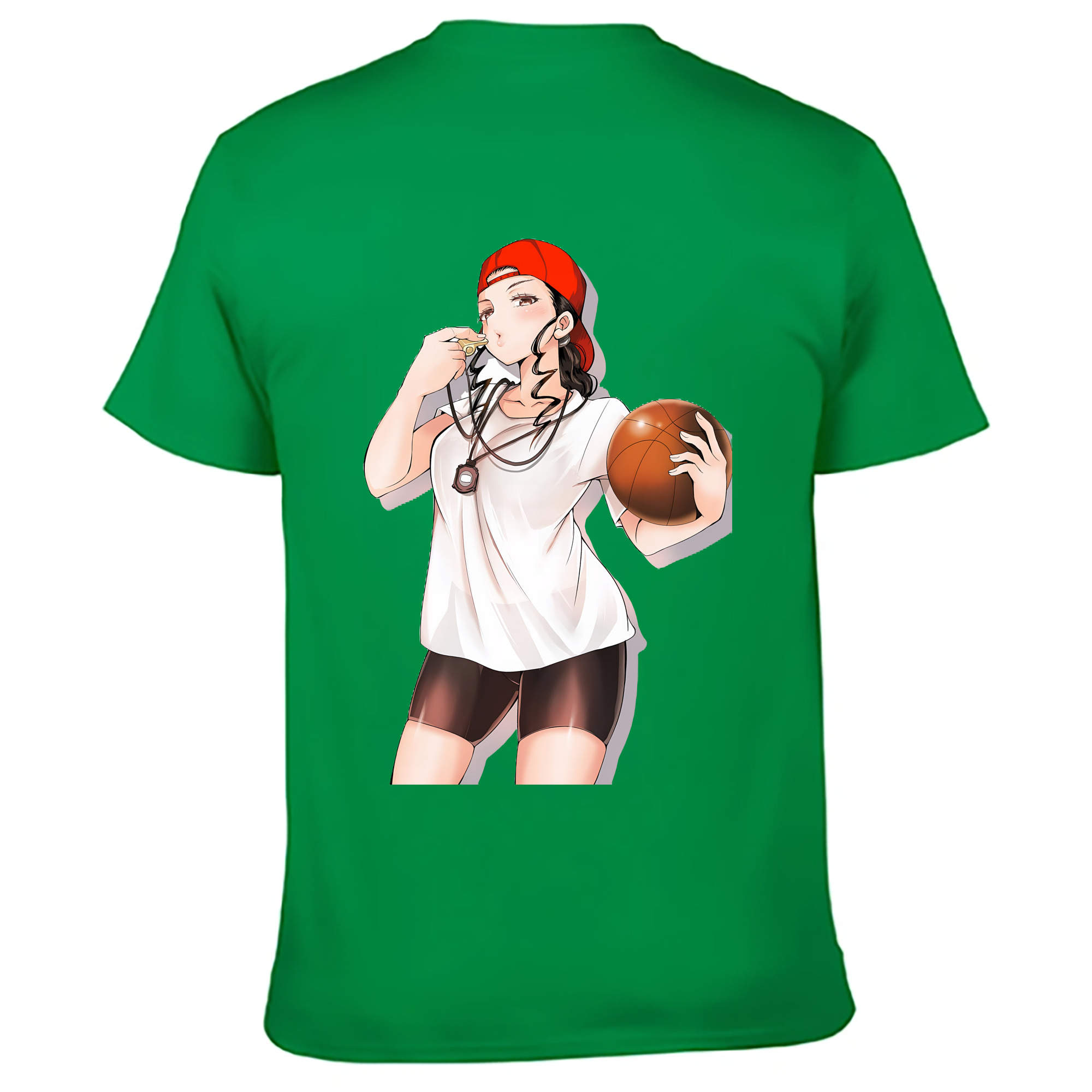 （画像用） SLAM DUNK／スラムダンク 綿100％ メンズ半袖Tシャツ（バックプリント） 通気性