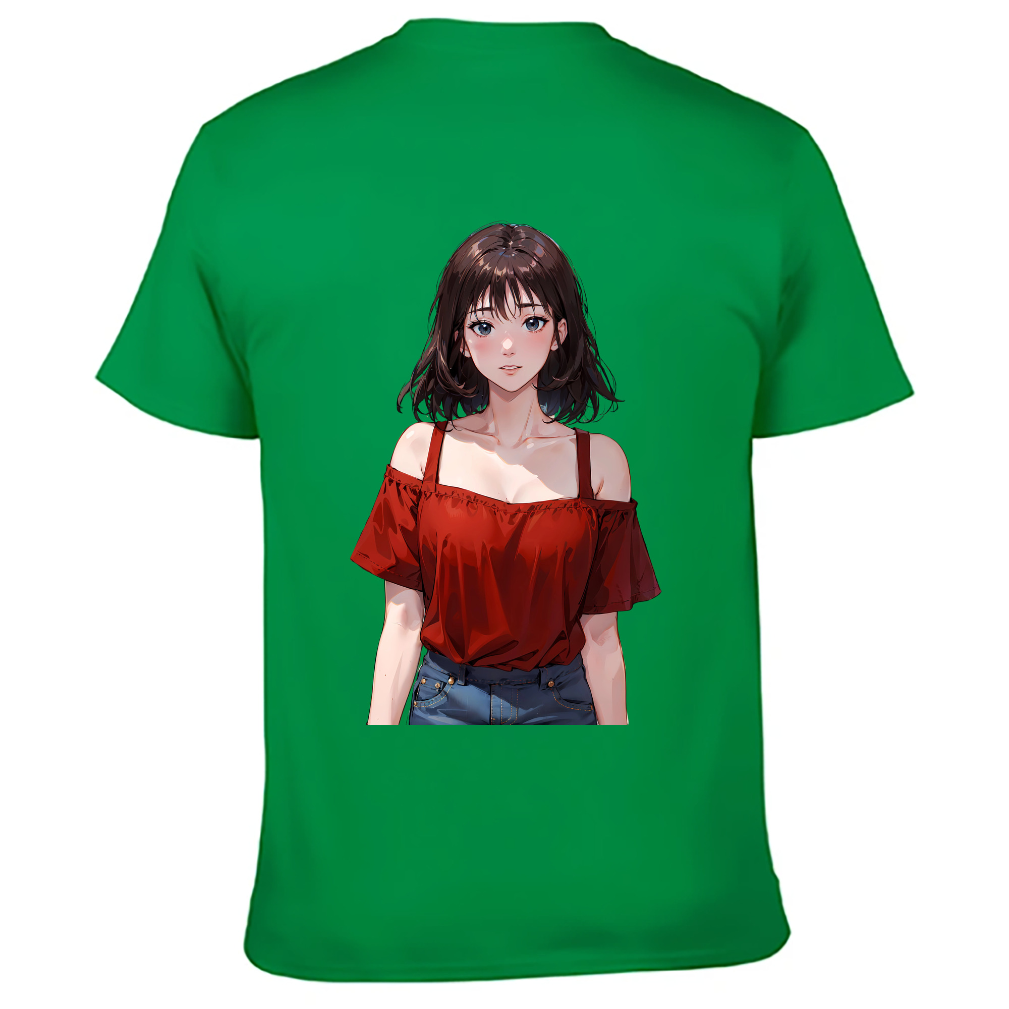 （画像用） SLAM DUNK／スラムダンク 綿100％ メンズ半袖Tシャツ（バックプリント） 通気性