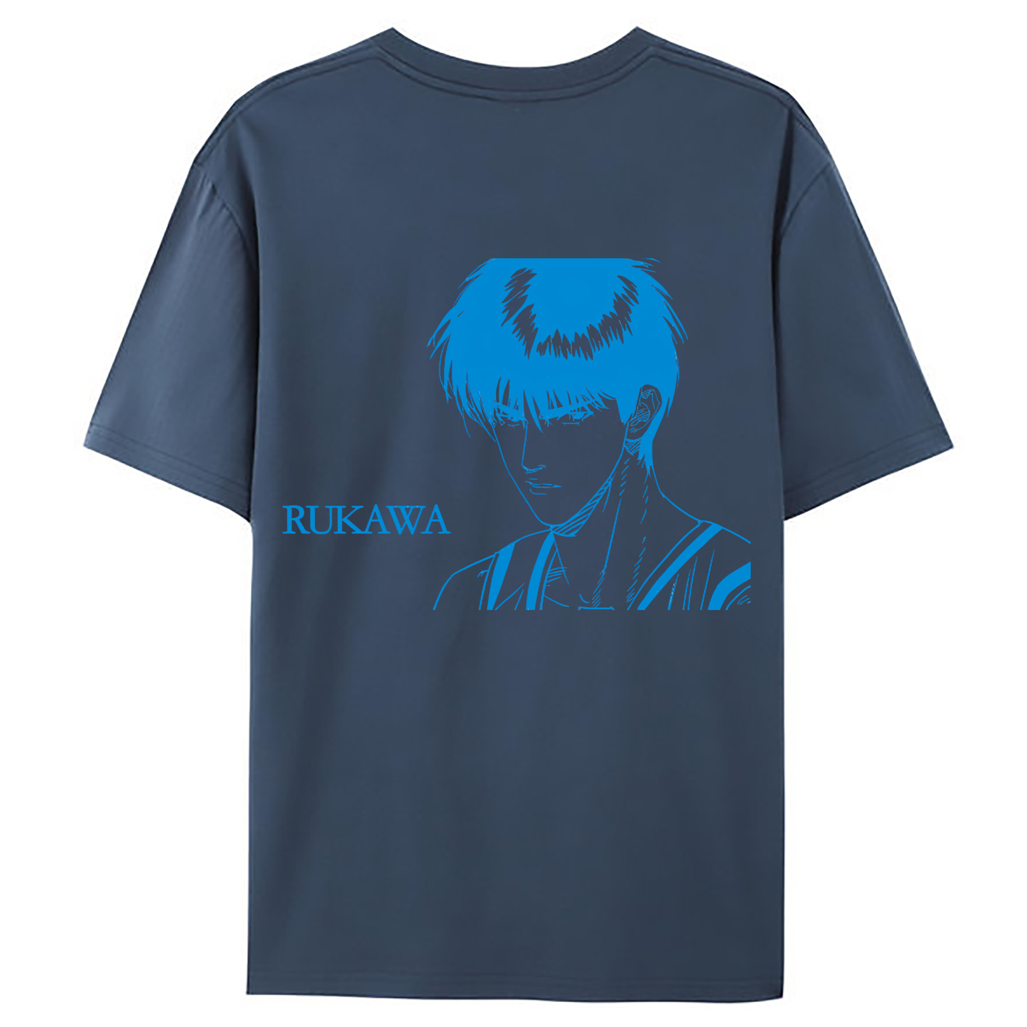 （画像用） SLAM DUNK／スラムダンク 綿100％ メンズ半袖Tシャツ（バックプリント） 通気性