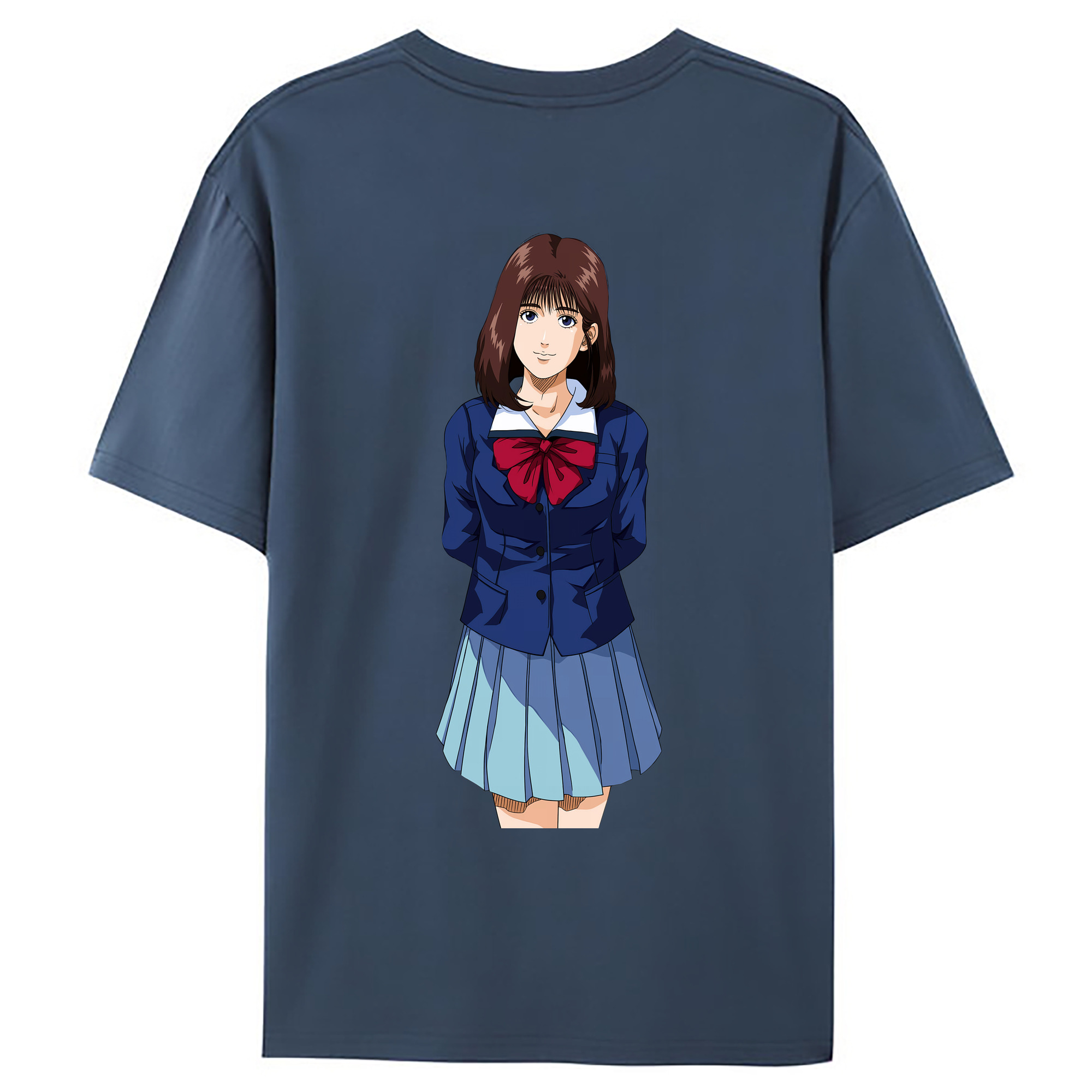 （画像用） SLAM DUNK／スラムダンク 綿100％ メンズ半袖Tシャツ（バックプリント） 通気性