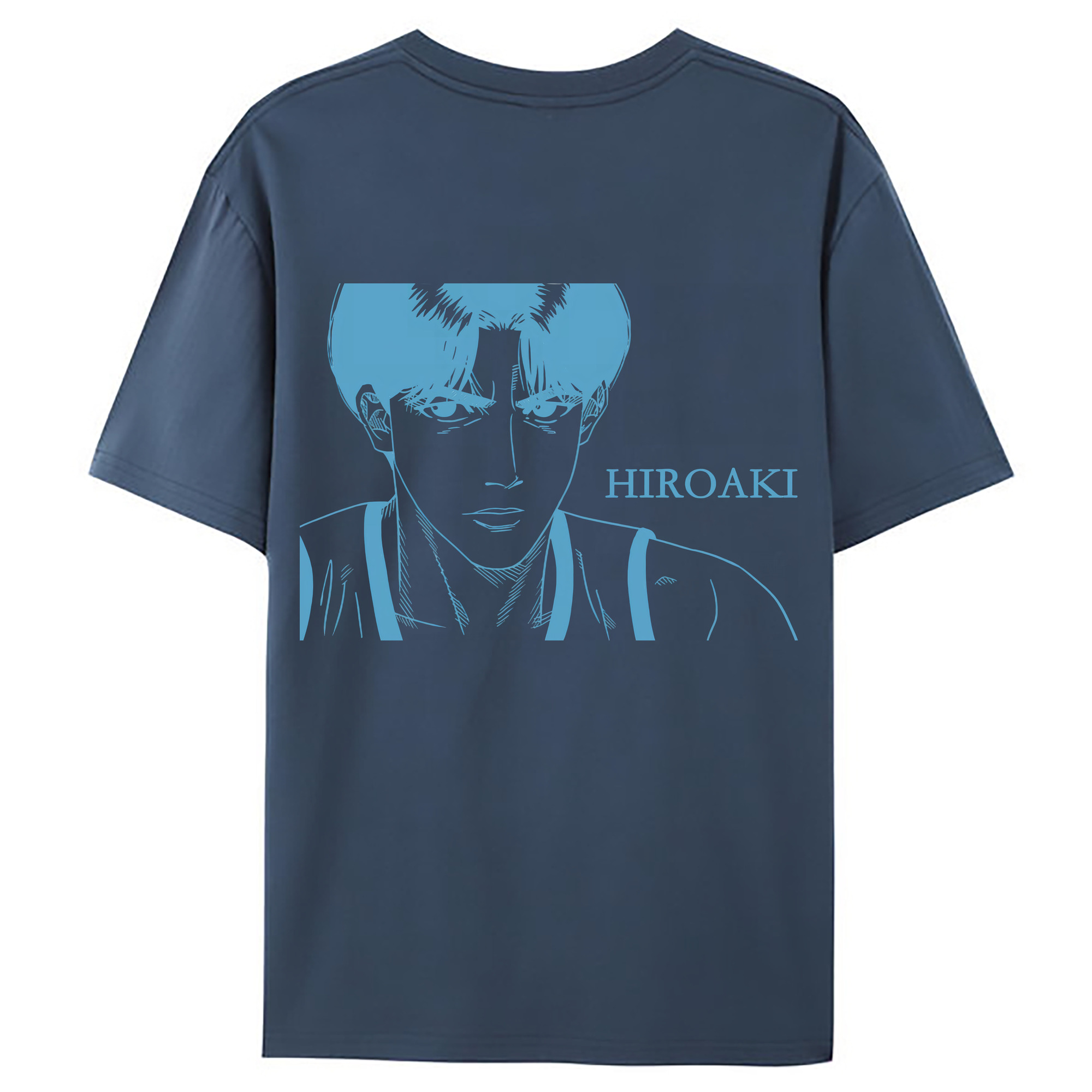 （画像用） SLAM DUNK／スラムダンク 綿100％ メンズ半袖Tシャツ（バックプリント） 通気性