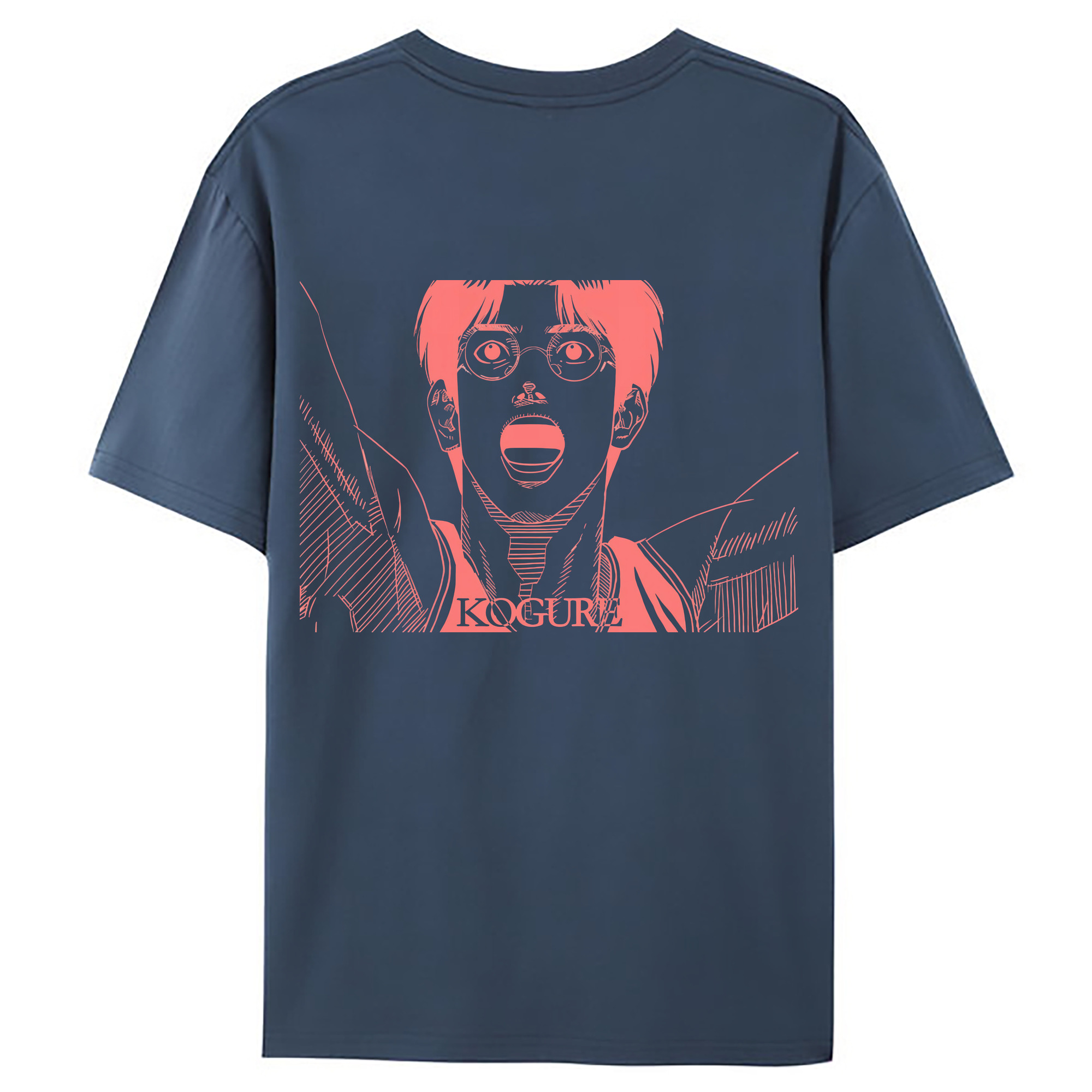 （画像用） SLAM DUNK／スラムダンク 綿100％ メンズ半袖Tシャツ（バックプリント） 通気性