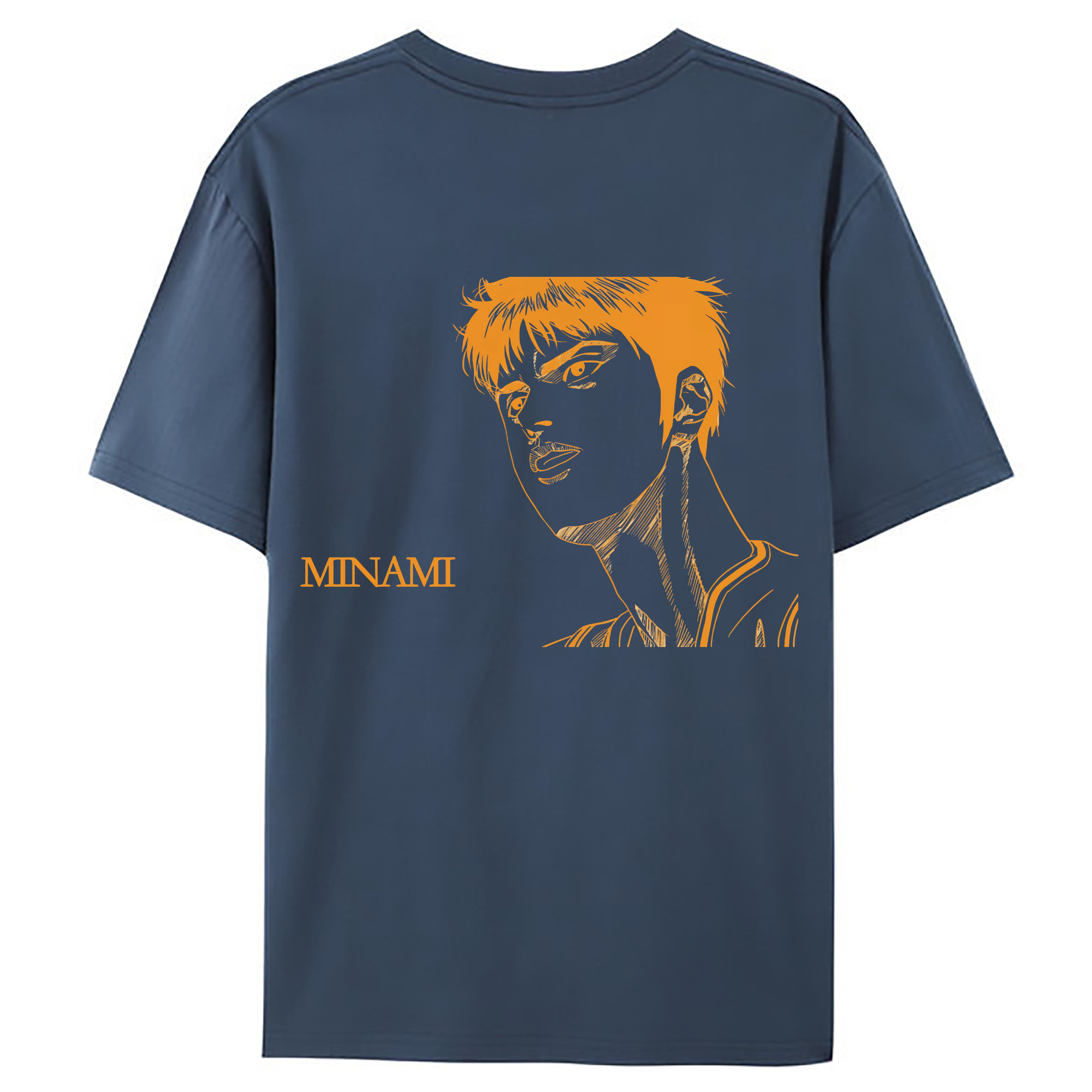 （画像用） SLAM DUNK／スラムダンク 綿100％ メンズ半袖Tシャツ（バックプリント） 通気性