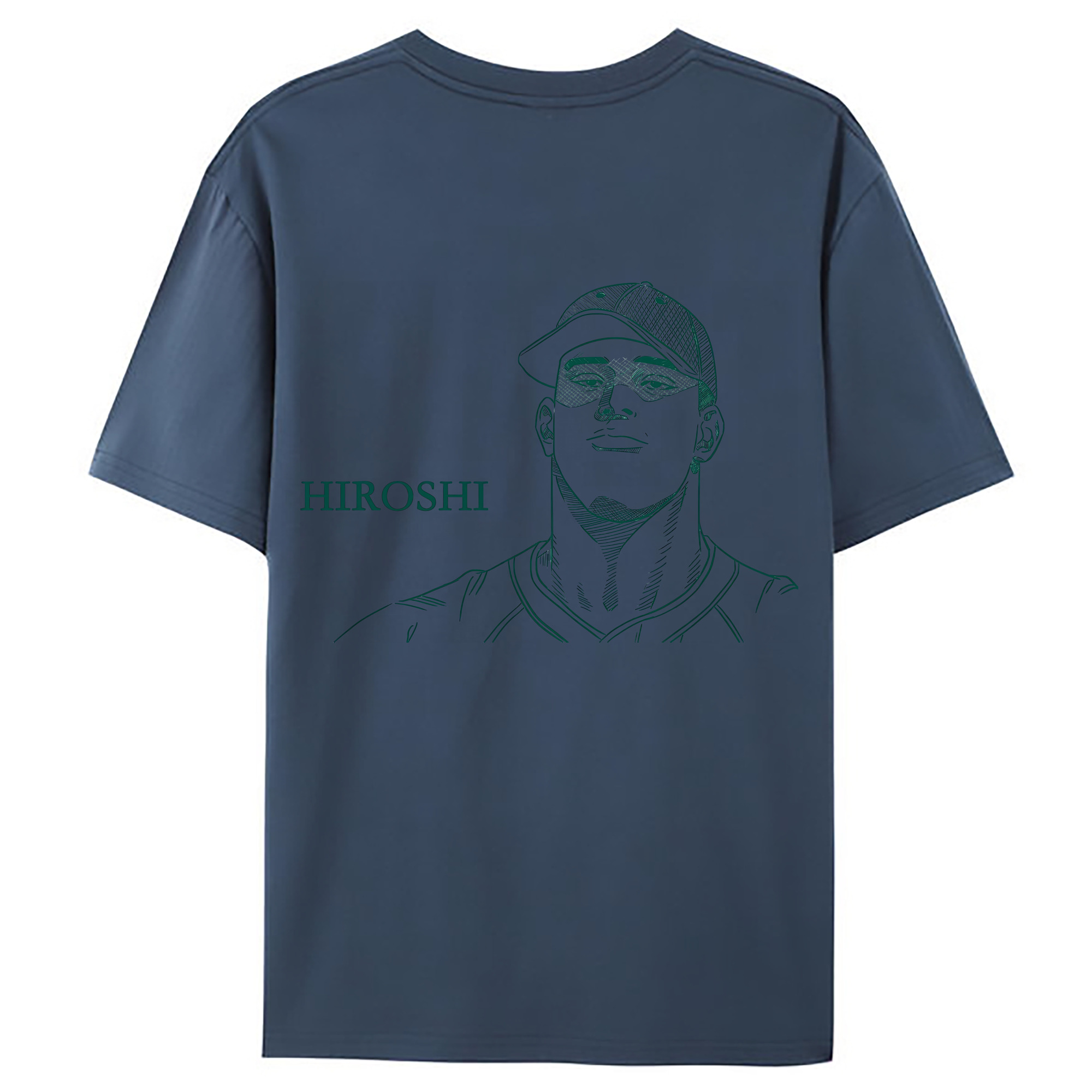 （画像用） SLAM DUNK／スラムダンク 綿100％ メンズ半袖Tシャツ（バックプリント） 通気性
