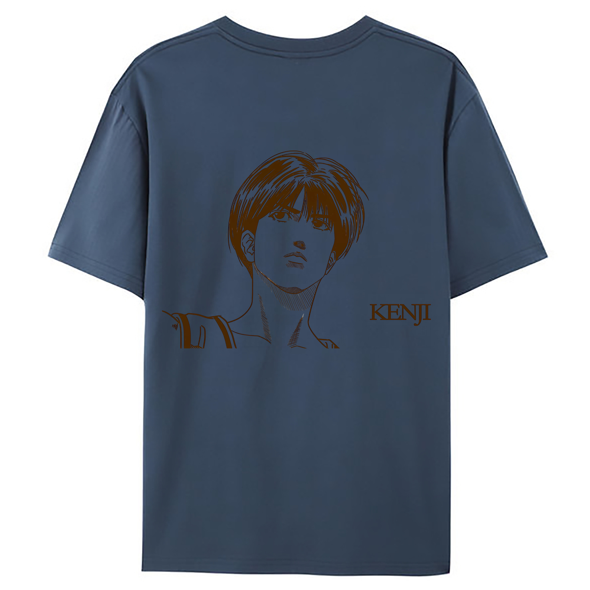（画像用） SLAM DUNK／スラムダンク 綿100％ メンズ半袖Tシャツ（バックプリント） 通気性