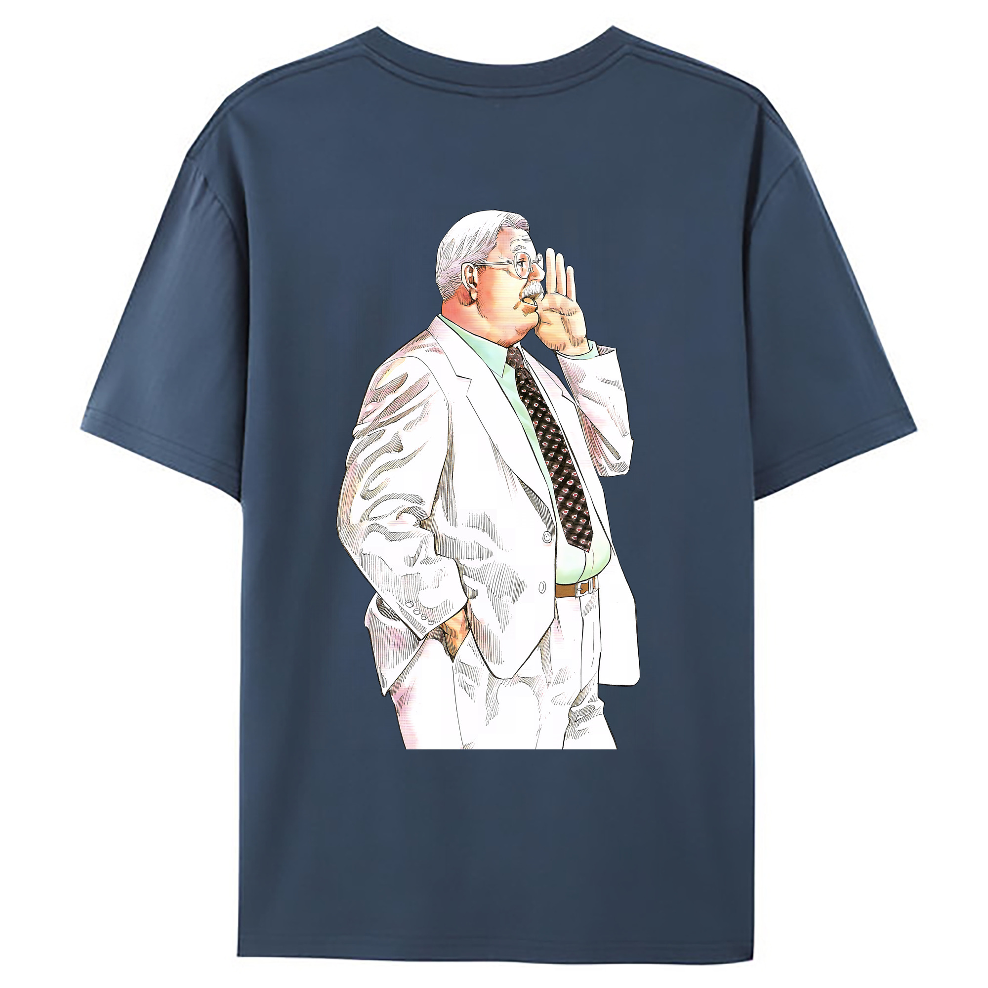 （画像用） SLAM DUNK／スラムダンク 綿100％ メンズ半袖Tシャツ（バックプリント） 通気性