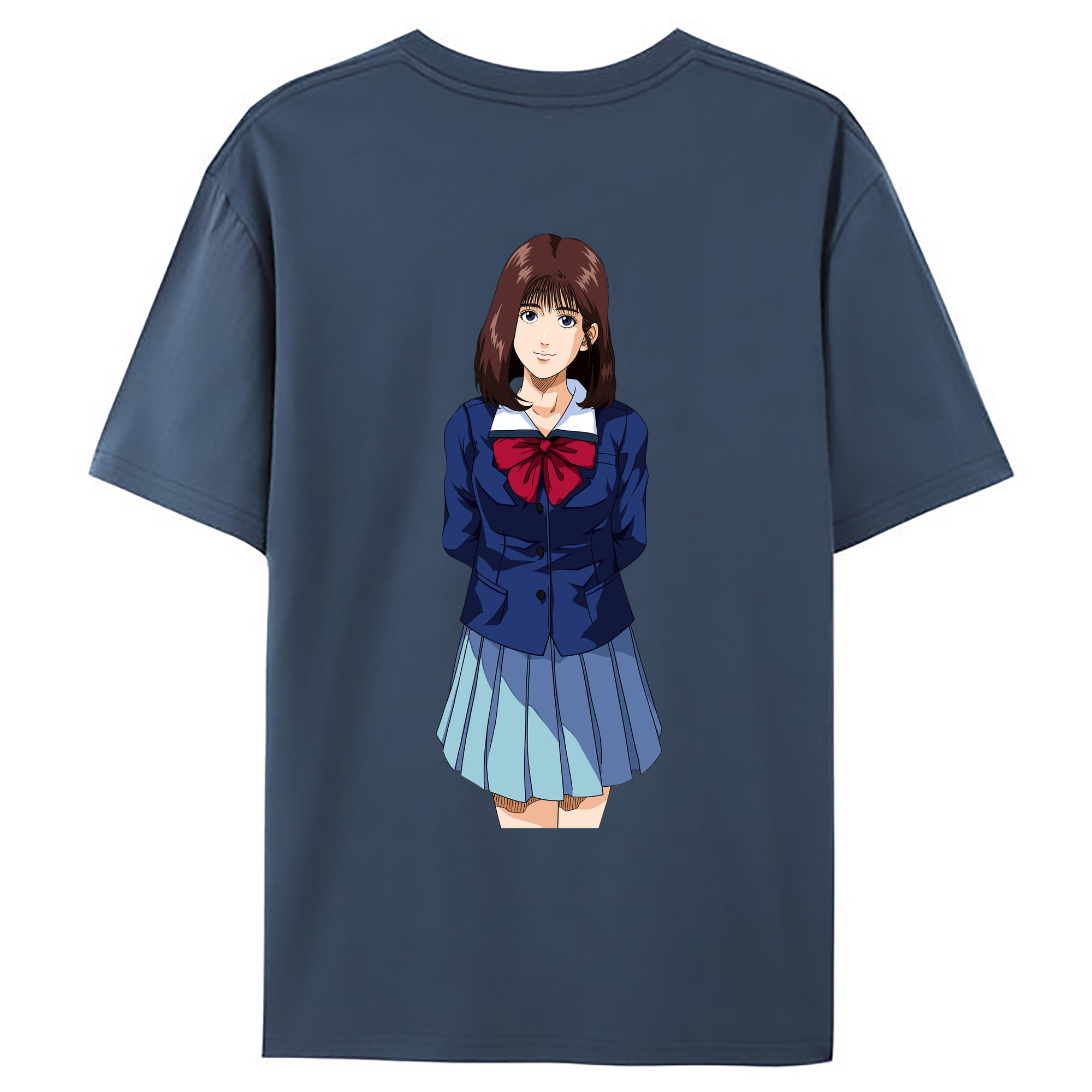 （画像用） SLAM DUNK／スラムダンク 綿100％ メンズ半袖Tシャツ（バックプリント） 通気性