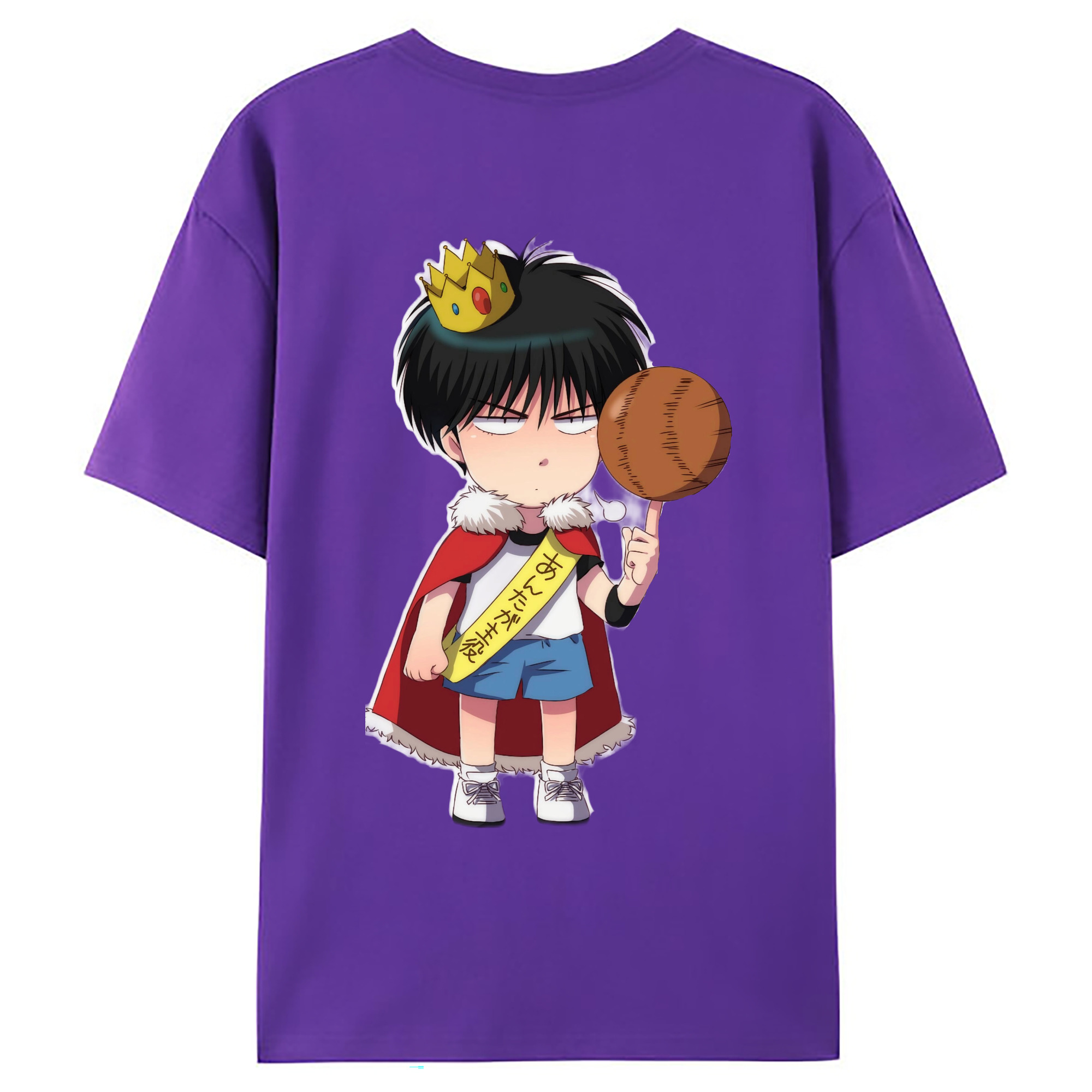 （画像用） SLAM DUNK／スラムダンク 綿100％ メンズ半袖Tシャツ（バックプリント） 通気性