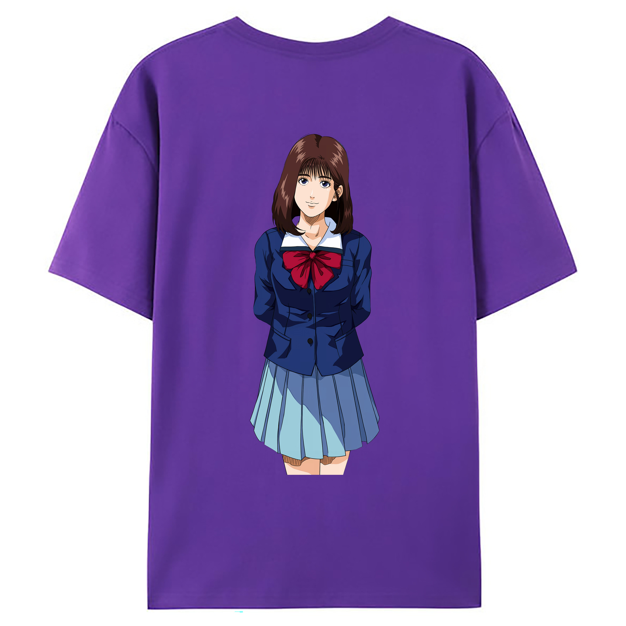 （画像用） SLAM DUNK／スラムダンク 綿100％ メンズ半袖Tシャツ（バックプリント） 通気性