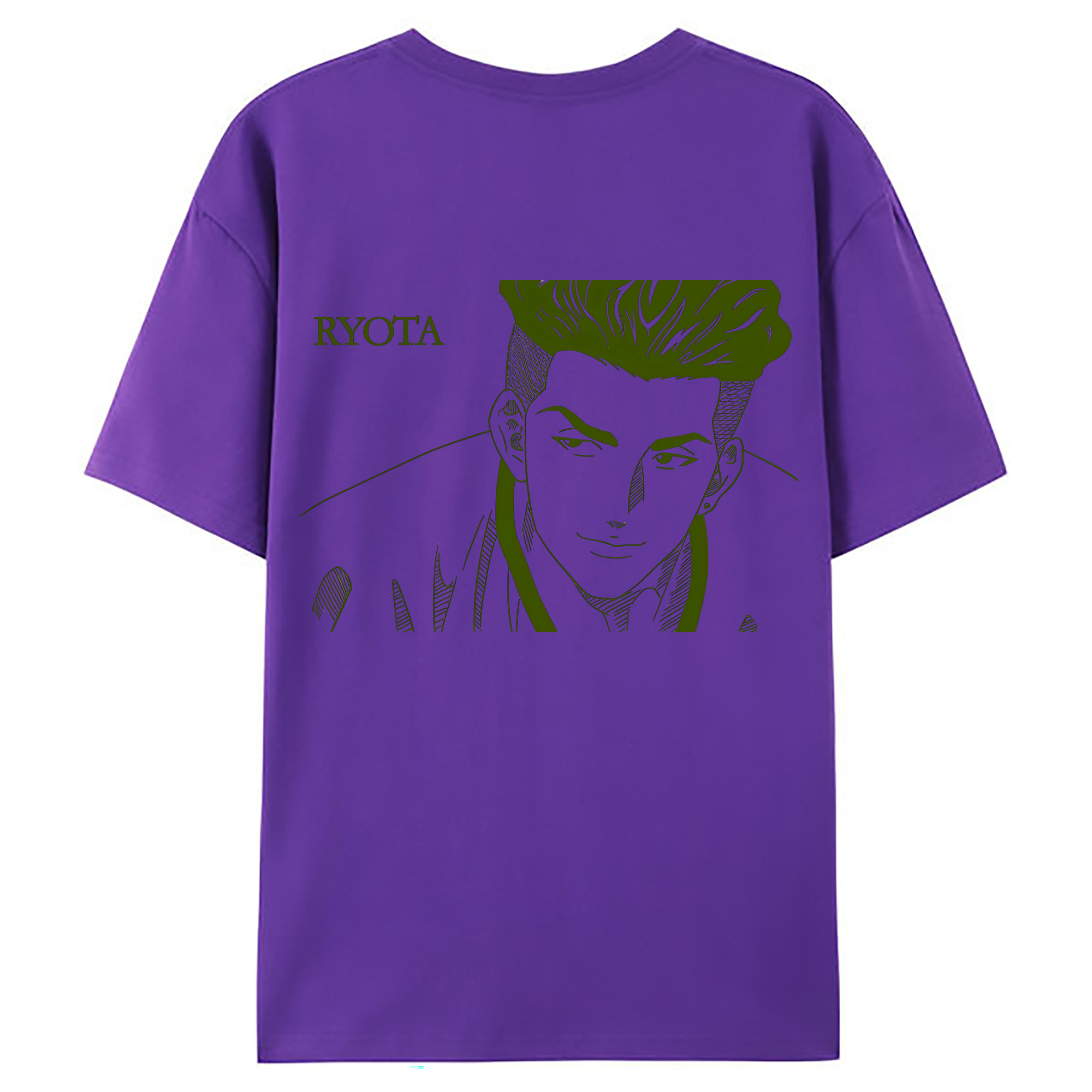（画像用） SLAM DUNK／スラムダンク 綿100％ メンズ半袖Tシャツ（バックプリント） 通気性