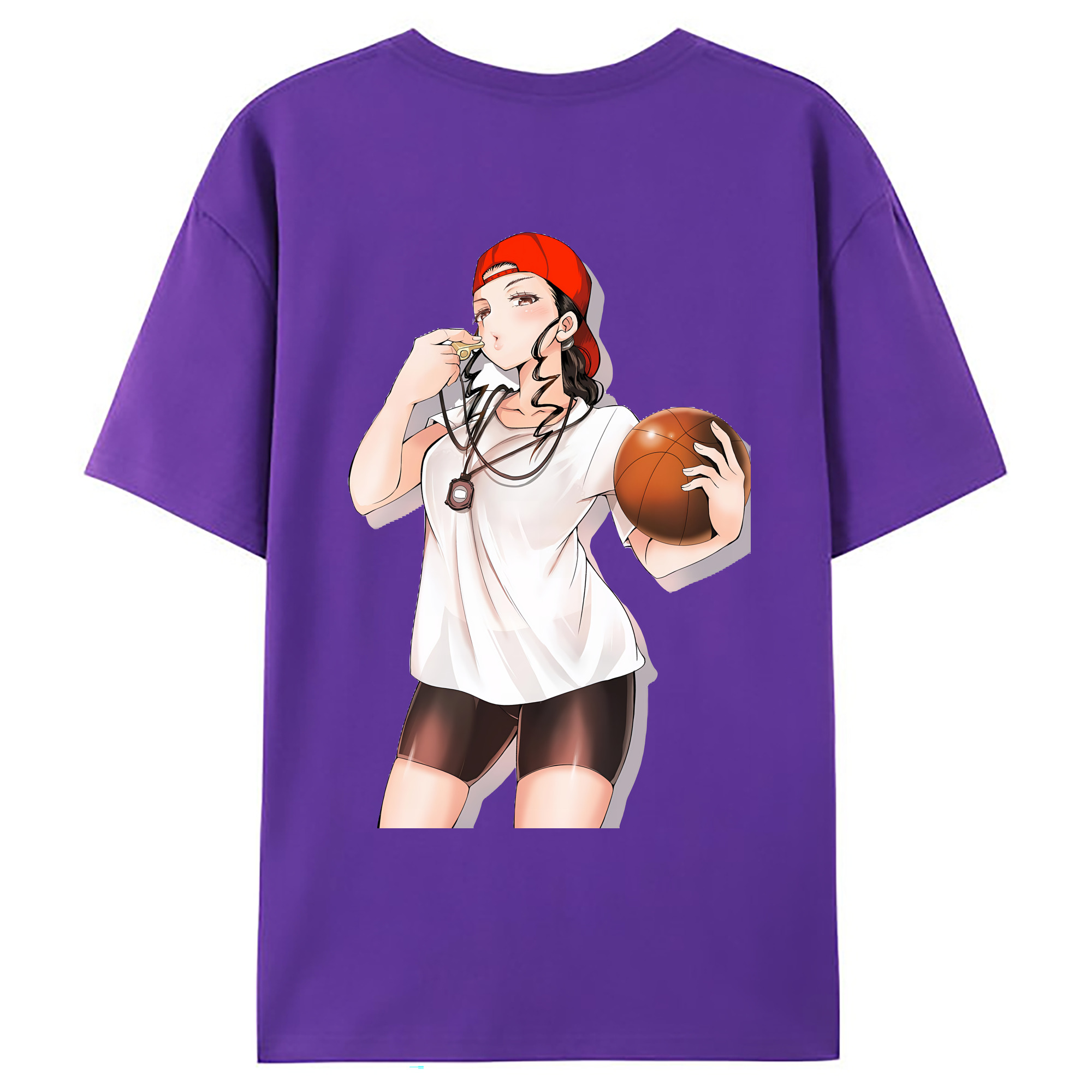 （画像用） SLAM DUNK／スラムダンク 綿100％ メンズ半袖Tシャツ（バックプリント） 通気性