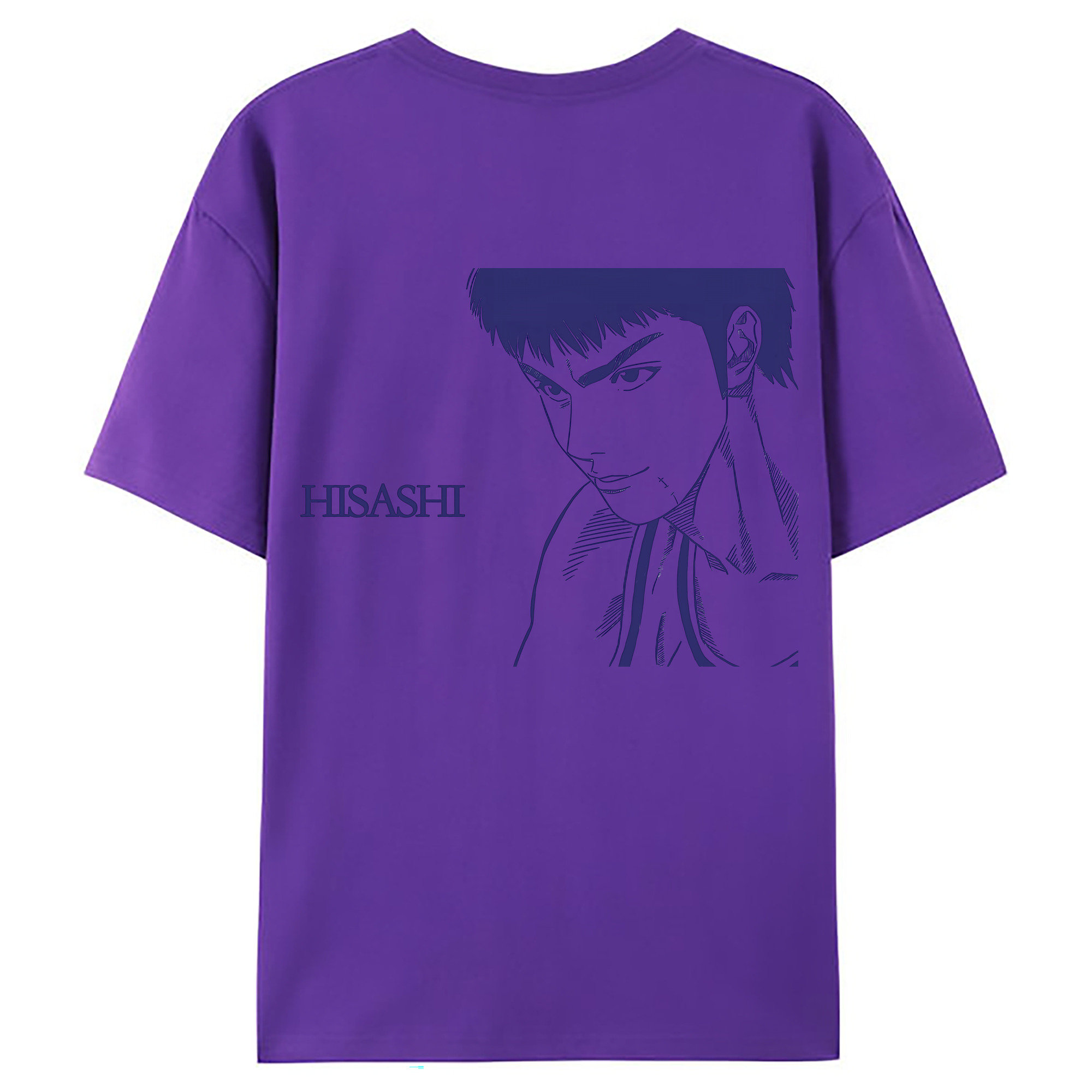 （画像用） SLAM DUNK／スラムダンク 綿100％ メンズ半袖Tシャツ（バックプリント） 通気性
