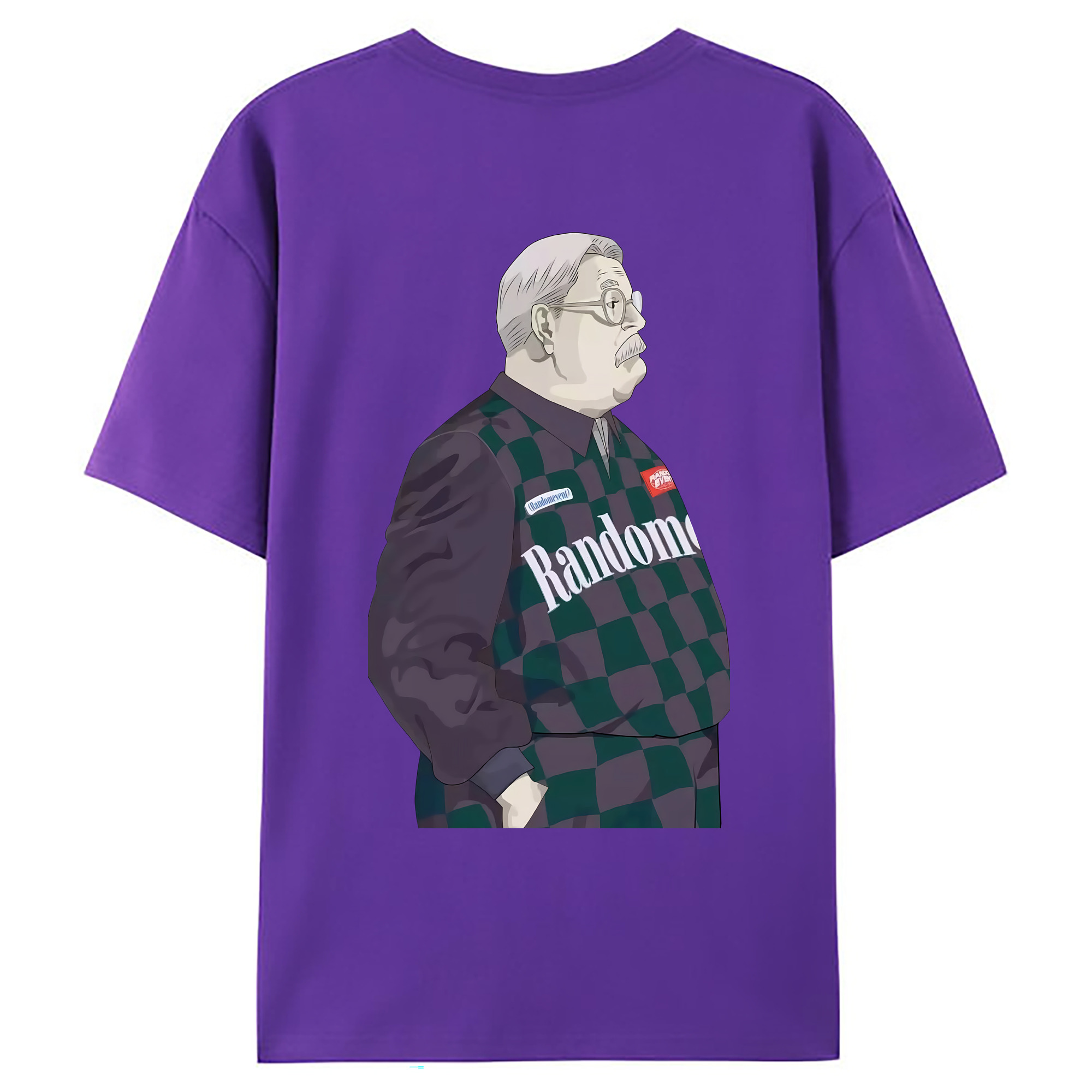 （画像用） SLAM DUNK／スラムダンク 綿100％ メンズ半袖Tシャツ（バックプリント） 通気性
