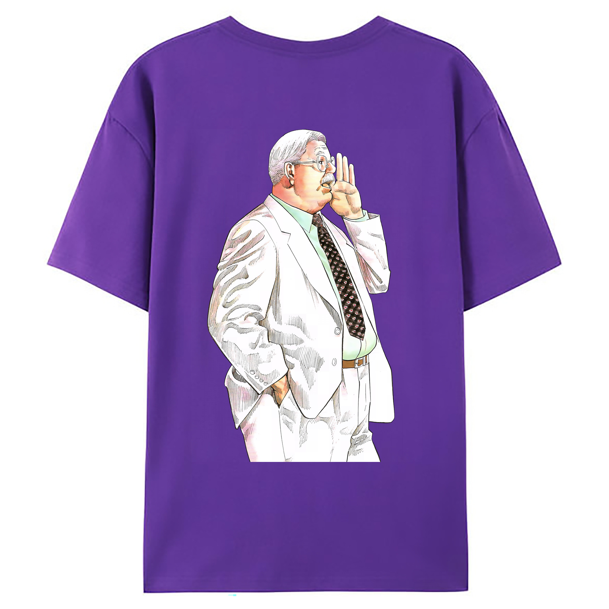 （画像用） SLAM DUNK／スラムダンク 綿100％ メンズ半袖Tシャツ（バックプリント） 通気性