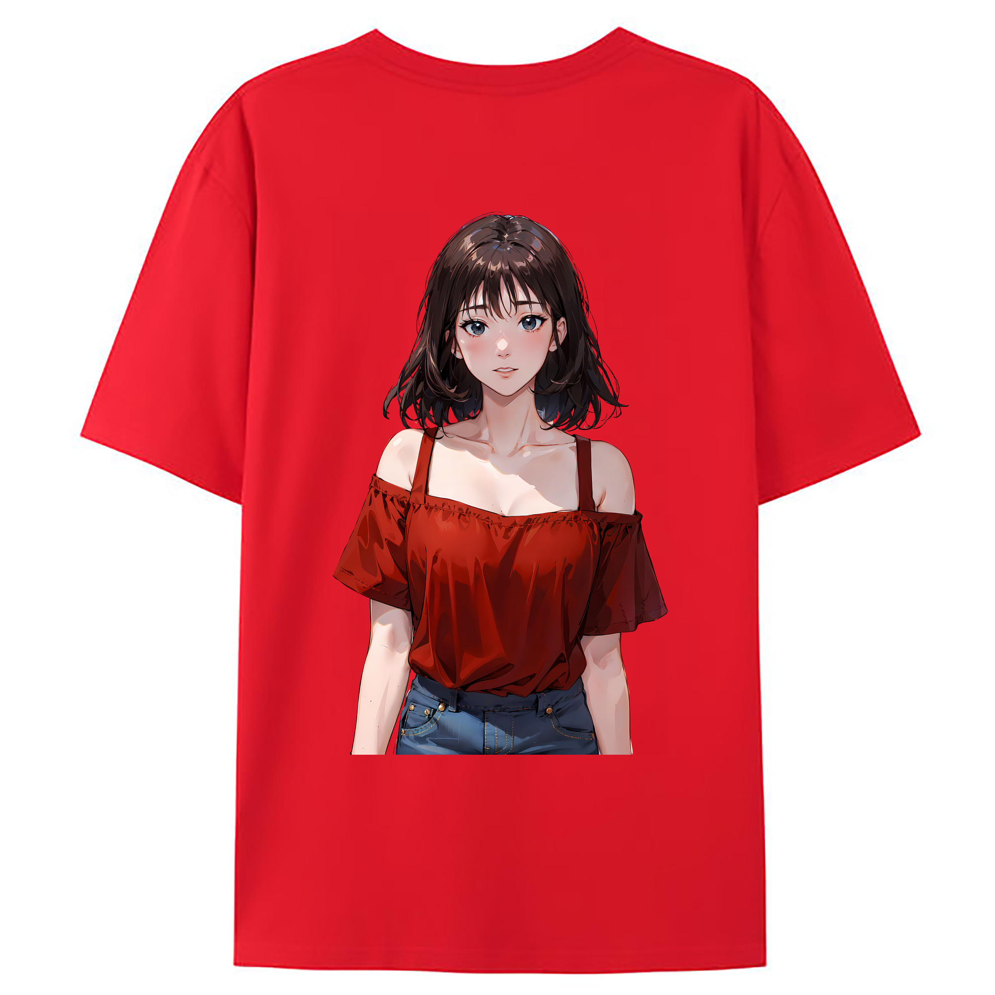 （画像用） SLAM DUNK／スラムダンク 綿100％ メンズ半袖Tシャツ（バックプリント） 通気性