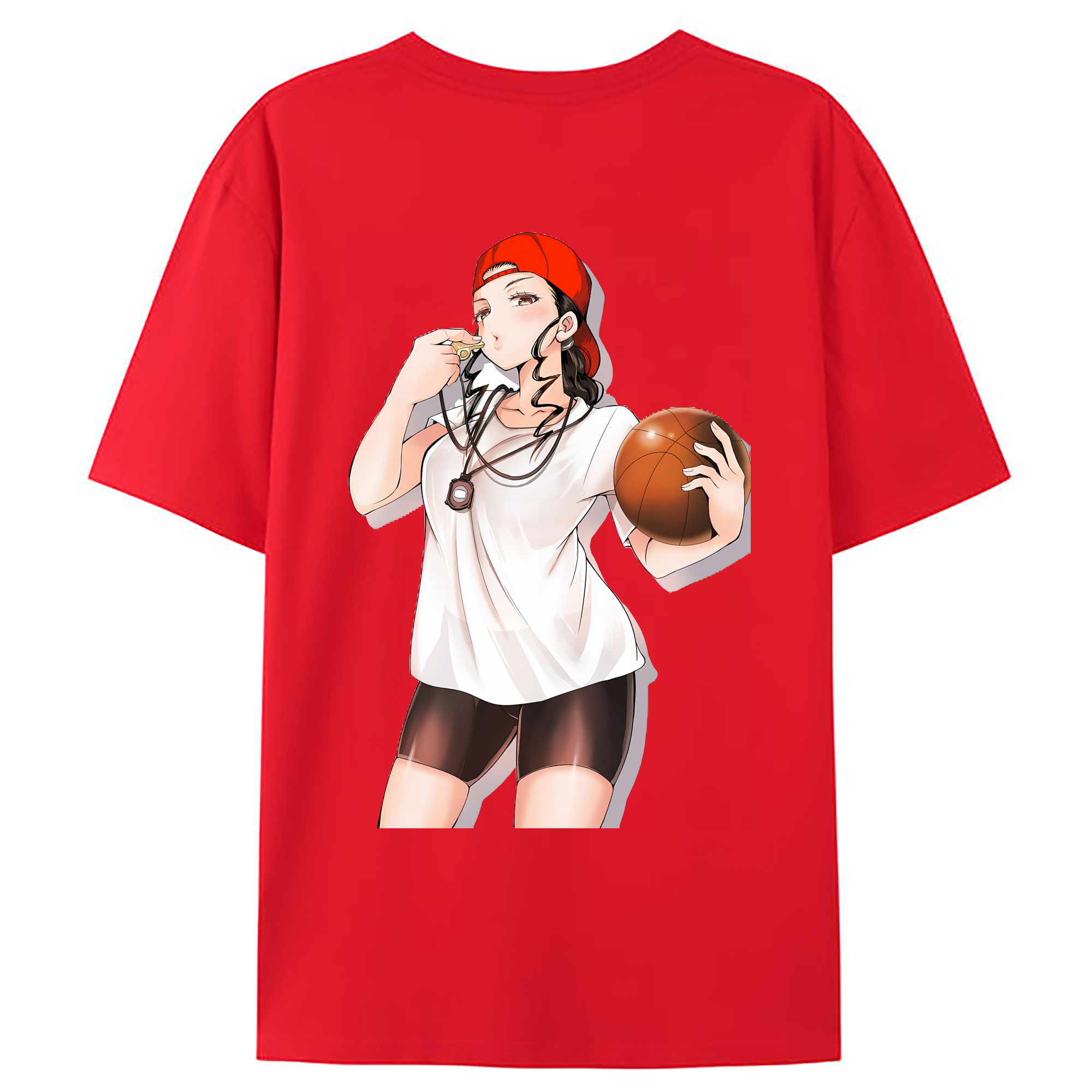 （画像用） SLAM DUNK／スラムダンク 綿100％ メンズ半袖Tシャツ（バックプリント） 通気性