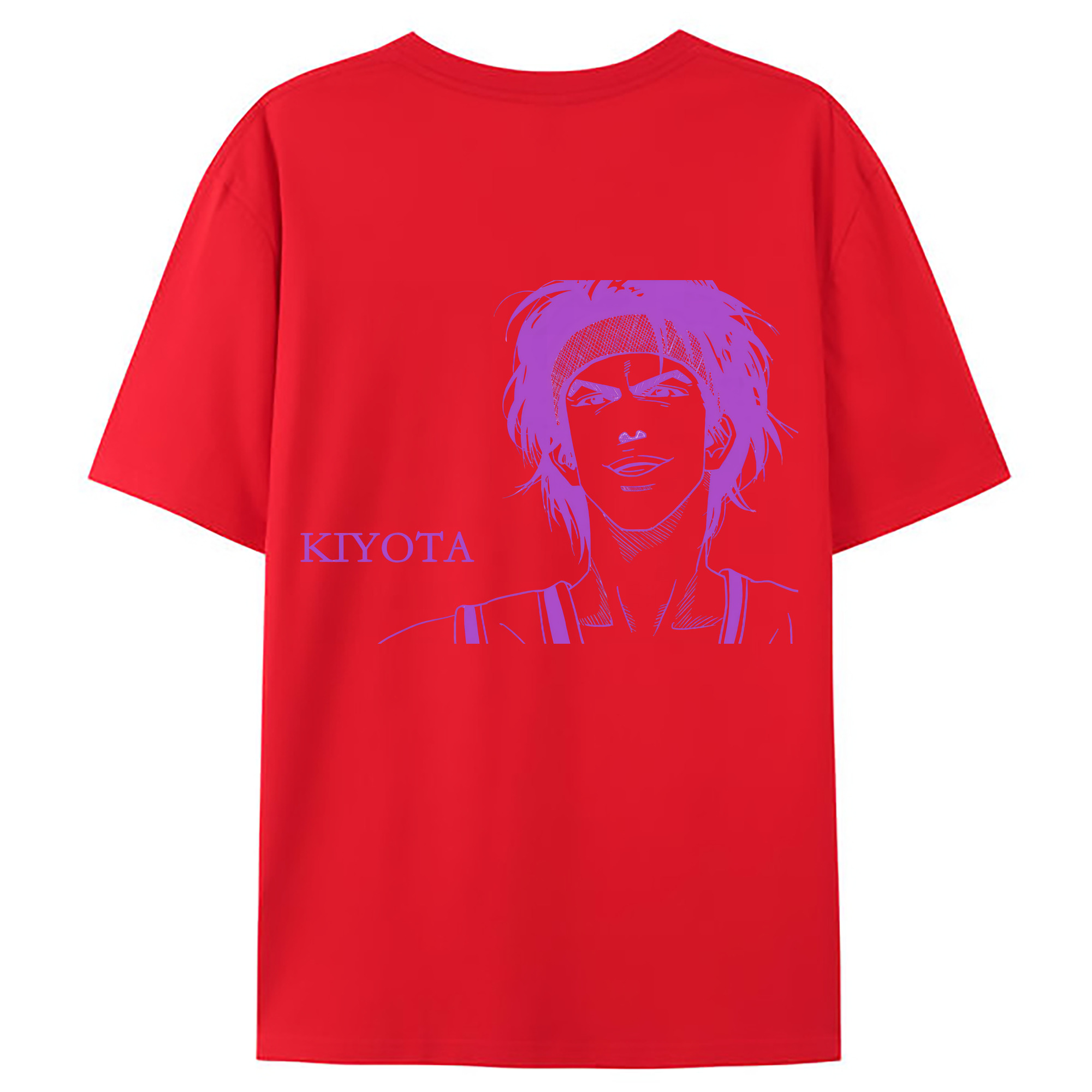 （画像用） SLAM DUNK／スラムダンク 綿100％ メンズ半袖Tシャツ（バックプリント） 通気性