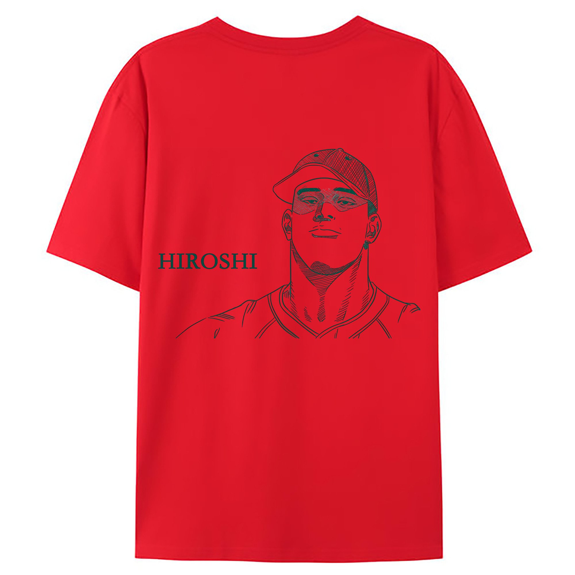 （画像用） SLAM DUNK／スラムダンク 綿100％ メンズ半袖Tシャツ（バックプリント） 通気性