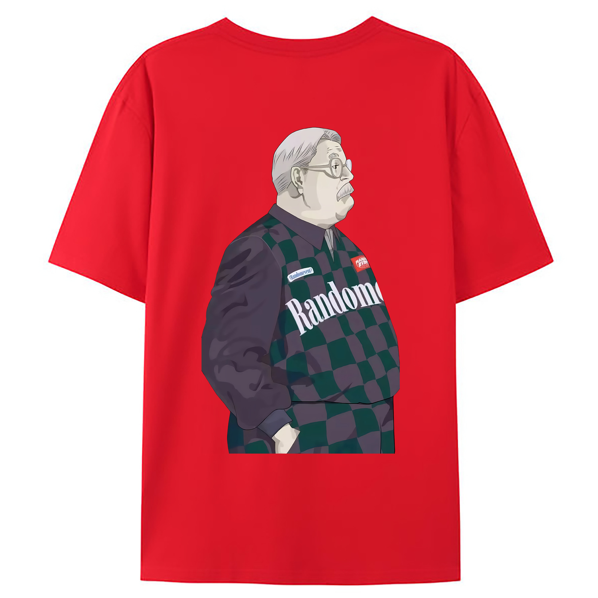 （画像用） SLAM DUNK／スラムダンク 綿100％ メンズ半袖Tシャツ（バックプリント） 通気性
