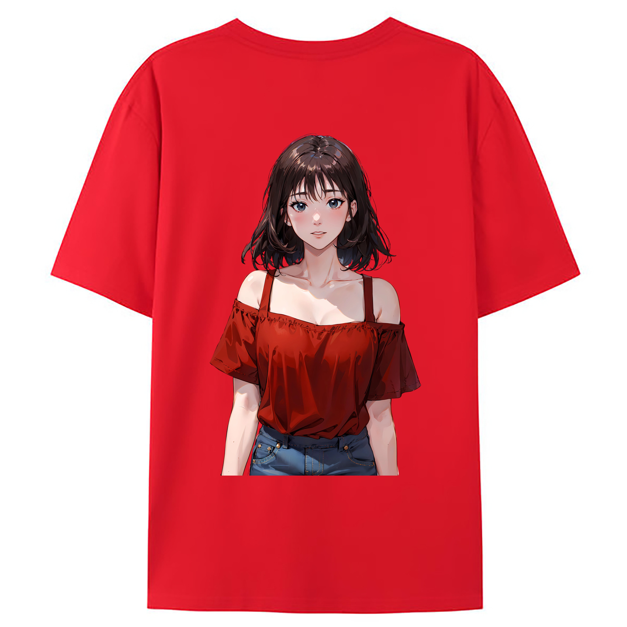 （画像用） SLAM DUNK／スラムダンク 綿100％ メンズ半袖Tシャツ（バックプリント） 通気性