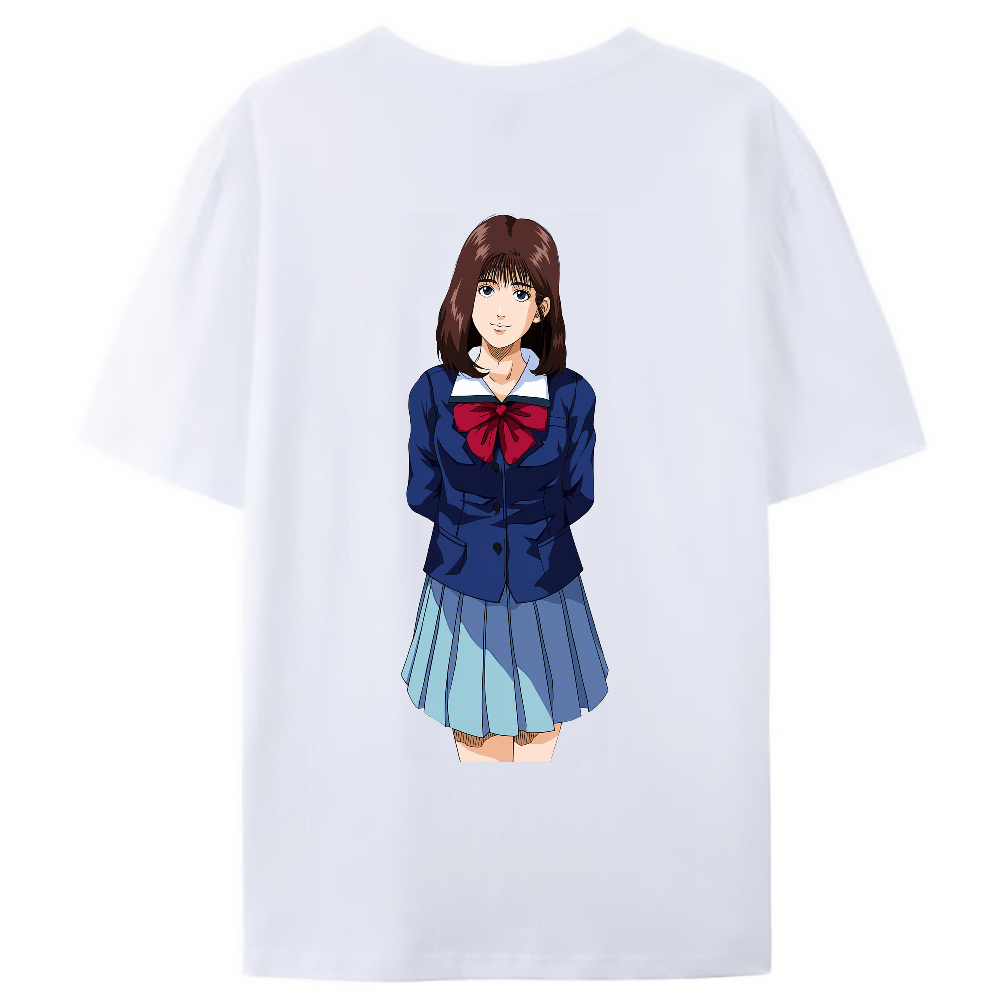 （画像用） SLAM DUNK／スラムダンク 綿100％ メンズ半袖Tシャツ（バックプリント） 通気性