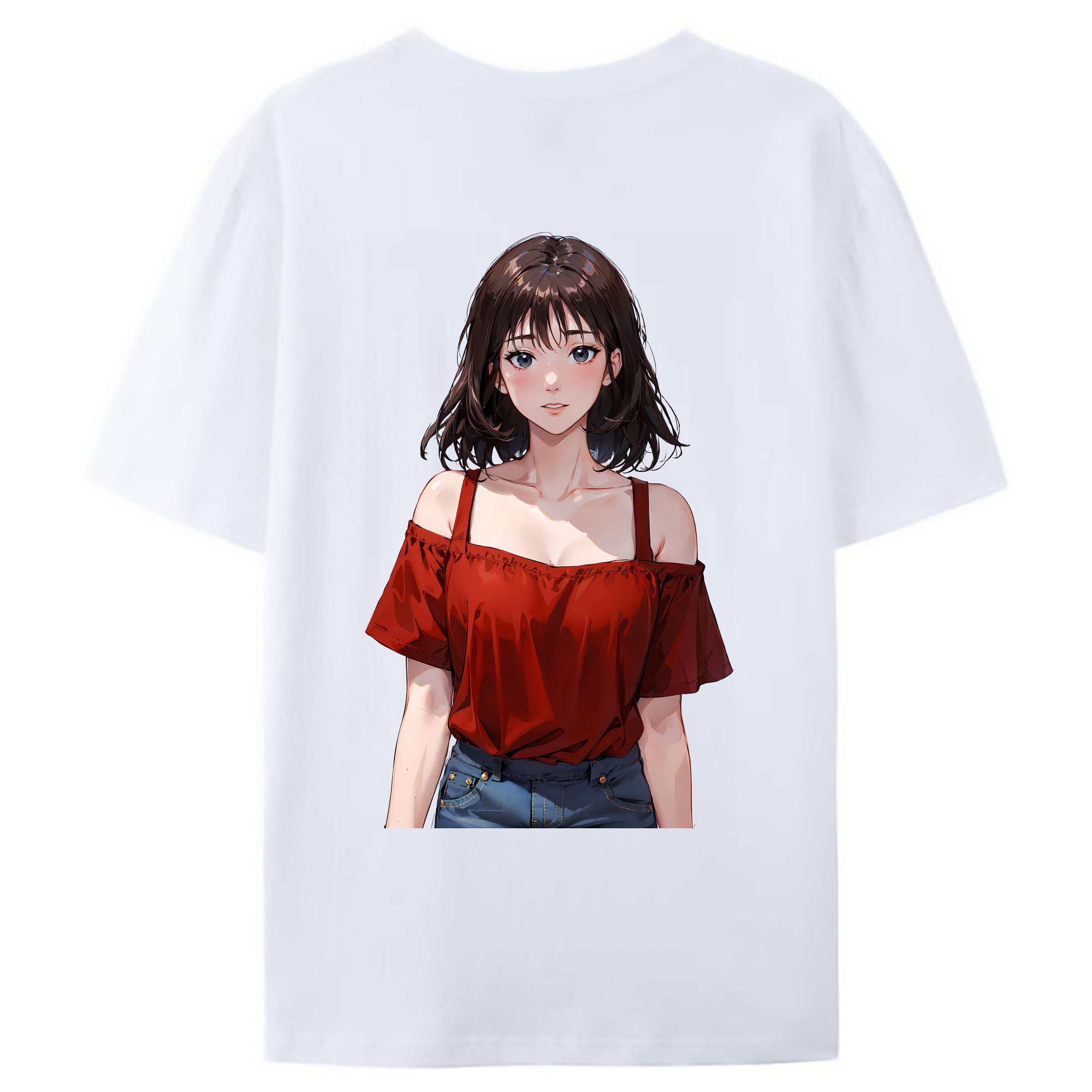 （画像用） SLAM DUNK／スラムダンク 綿100％ メンズ半袖Tシャツ（バックプリント） 通気性