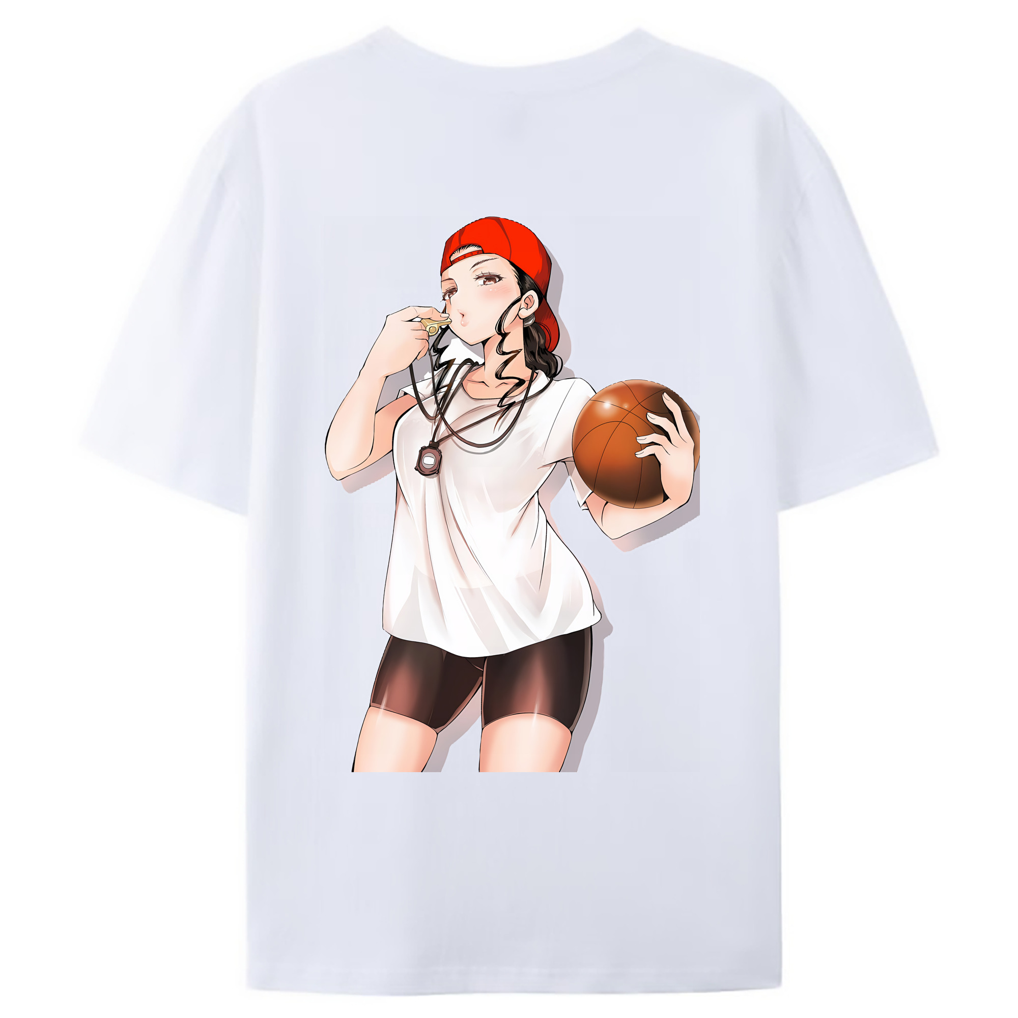 （画像用） SLAM DUNK／スラムダンク 綿100％ メンズ半袖Tシャツ（バックプリント） 通気性