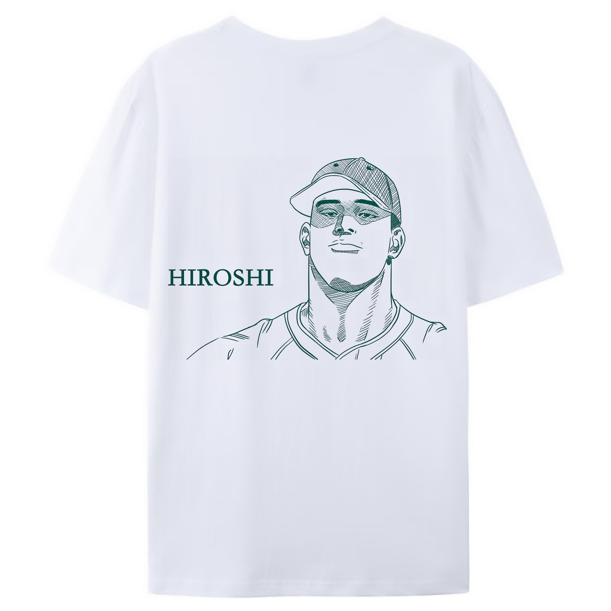 （画像用） SLAM DUNK／スラムダンク 綿100％ メンズ半袖Tシャツ（バックプリント） 通気性