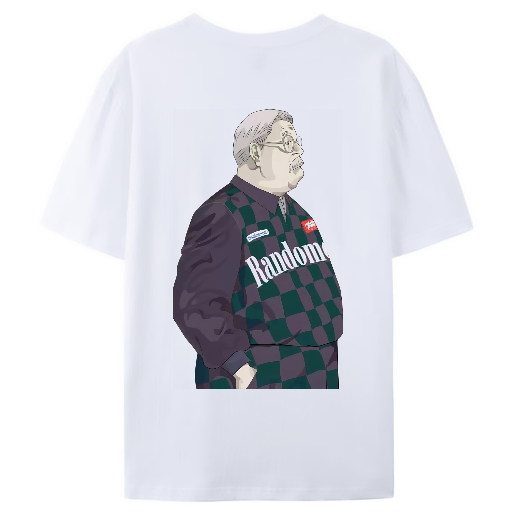 （画像用） SLAM DUNK／スラムダンク 綿100％ メンズ半袖Tシャツ（バックプリント） 通気性