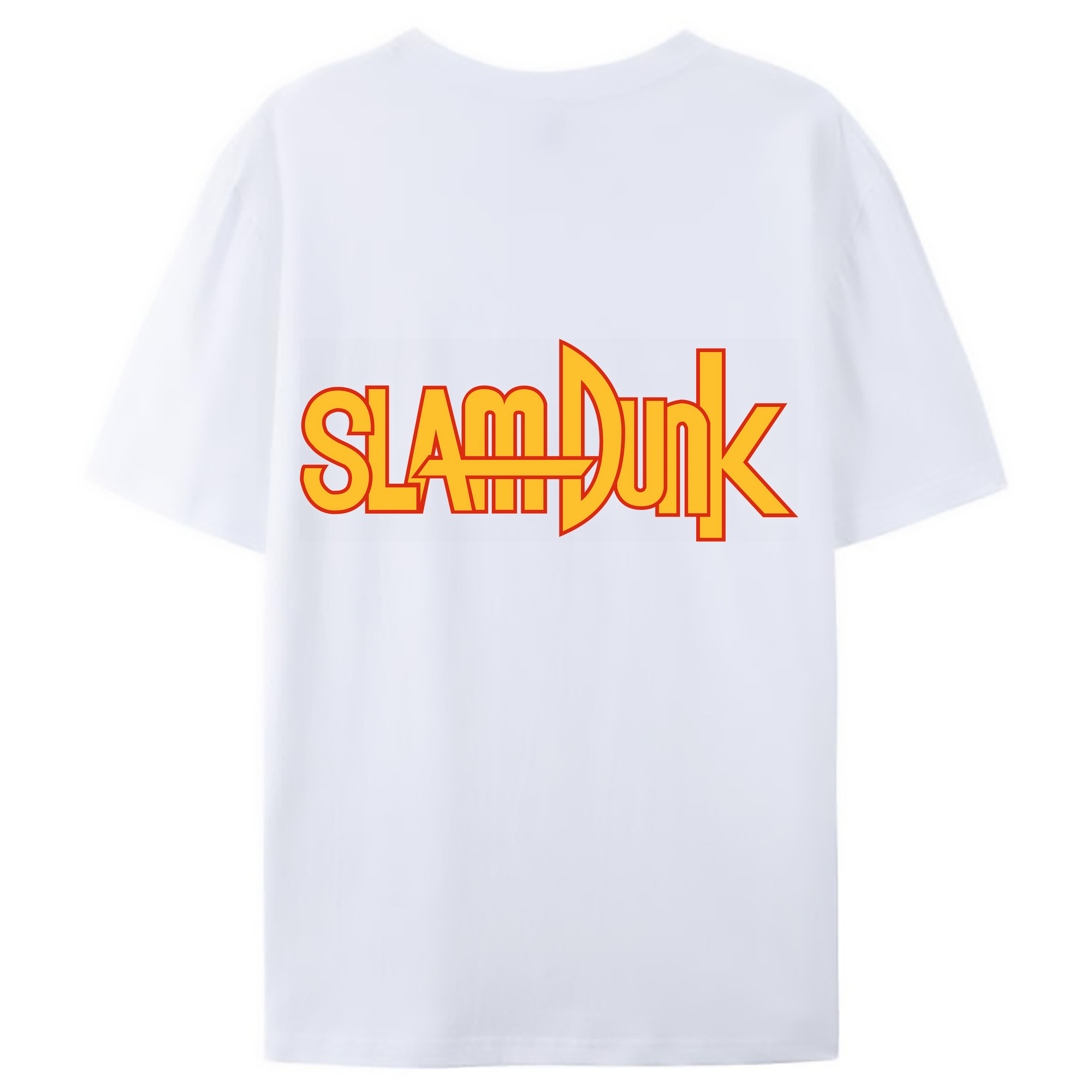 （画像用） SLAM DUNK／スラムダンク 綿100％ メンズ半袖Tシャツ（バックプリント） 通気性