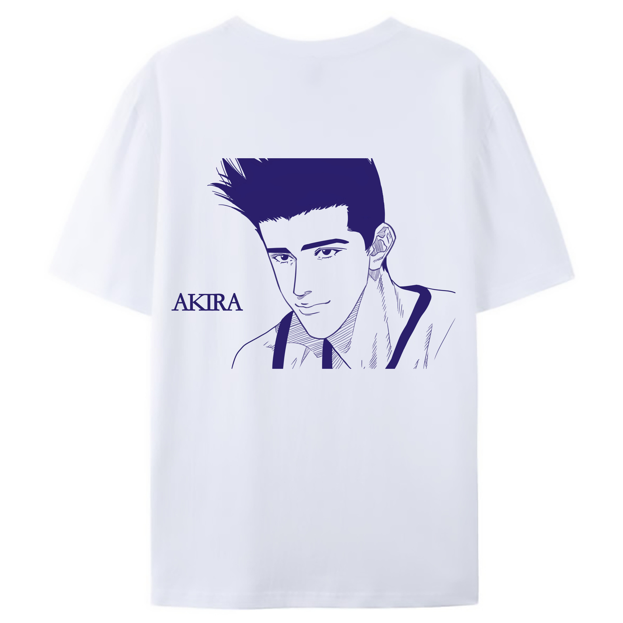 （画像用） SLAM DUNK／スラムダンク 綿100％ メンズ半袖Tシャツ（バックプリント） 通気性