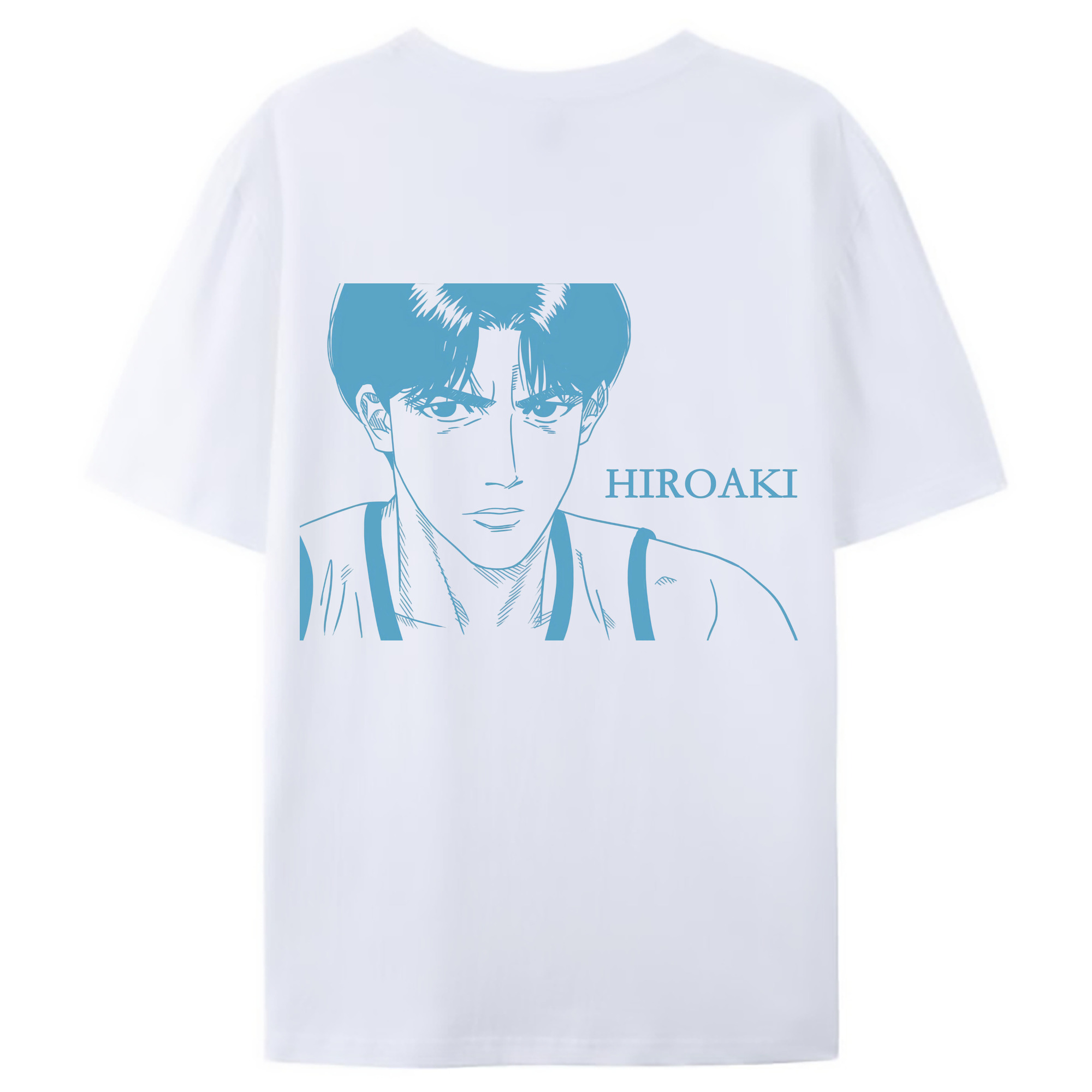 （画像用） SLAM DUNK／スラムダンク 綿100％ メンズ半袖Tシャツ（バックプリント） 通気性