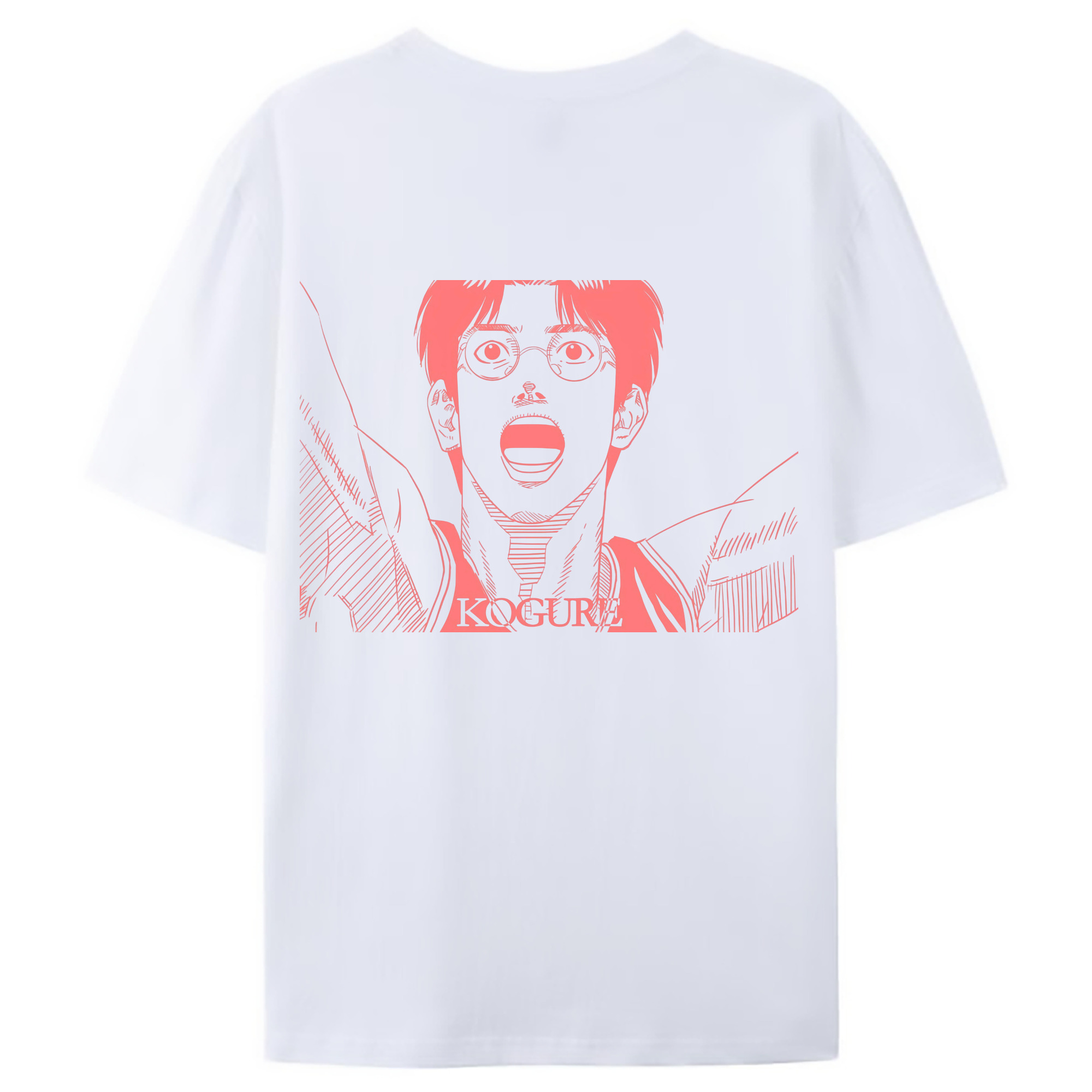 （画像用） SLAM DUNK／スラムダンク 綿100％ メンズ半袖Tシャツ（バックプリント） 通気性