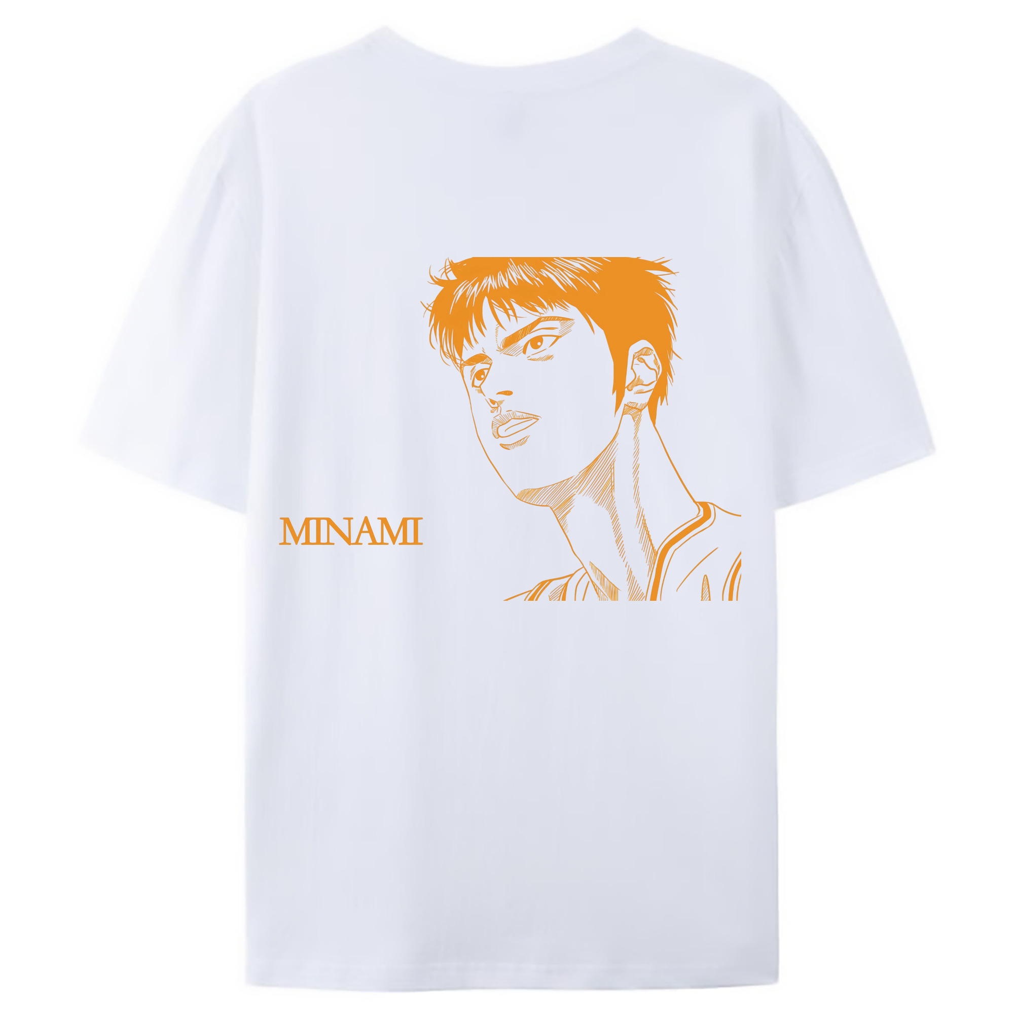 （画像用） SLAM DUNK／スラムダンク 綿100％ メンズ半袖Tシャツ（バックプリント） 通気性