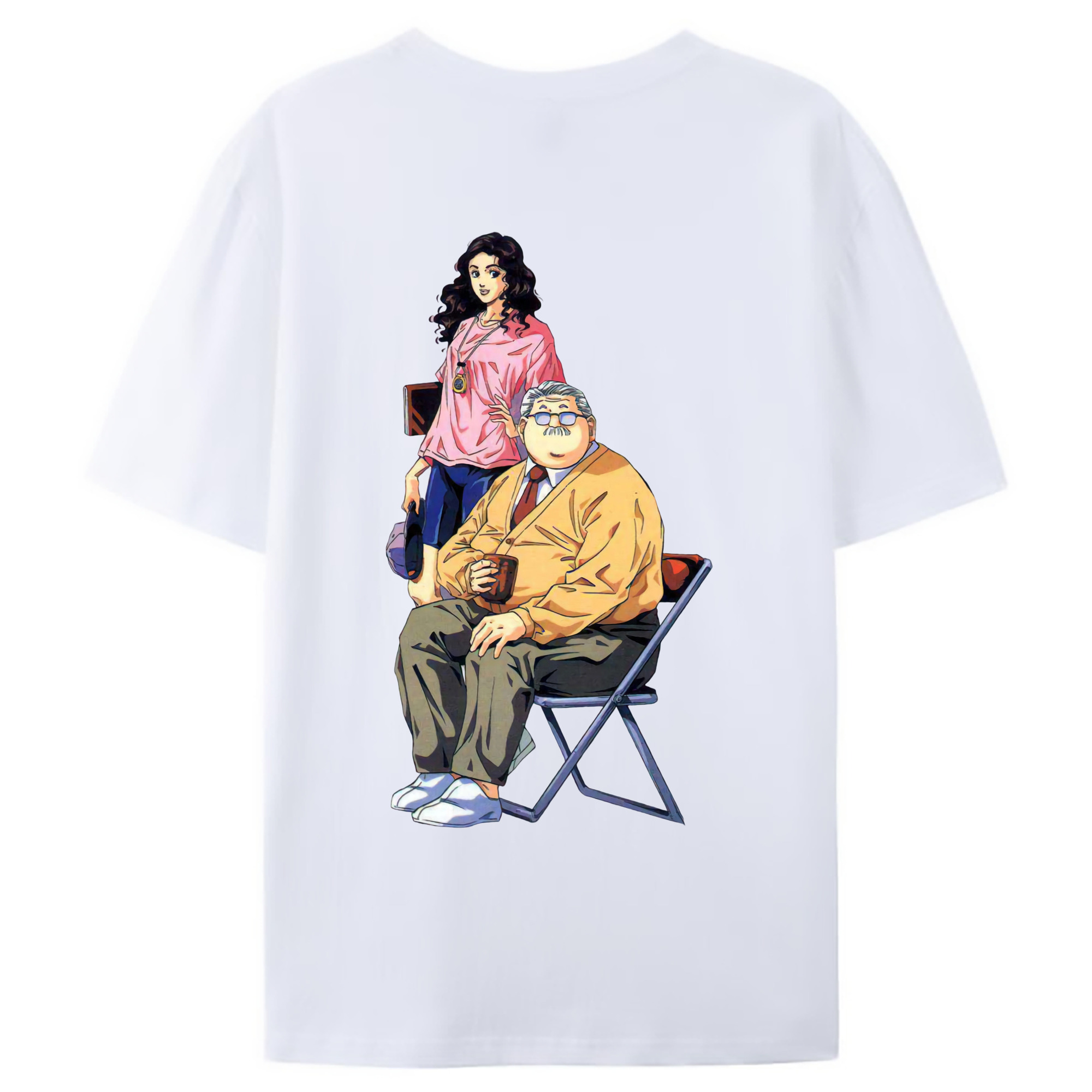 （画像用） SLAM DUNK／スラムダンク 綿100％ メンズ半袖Tシャツ（バックプリント） 通気性