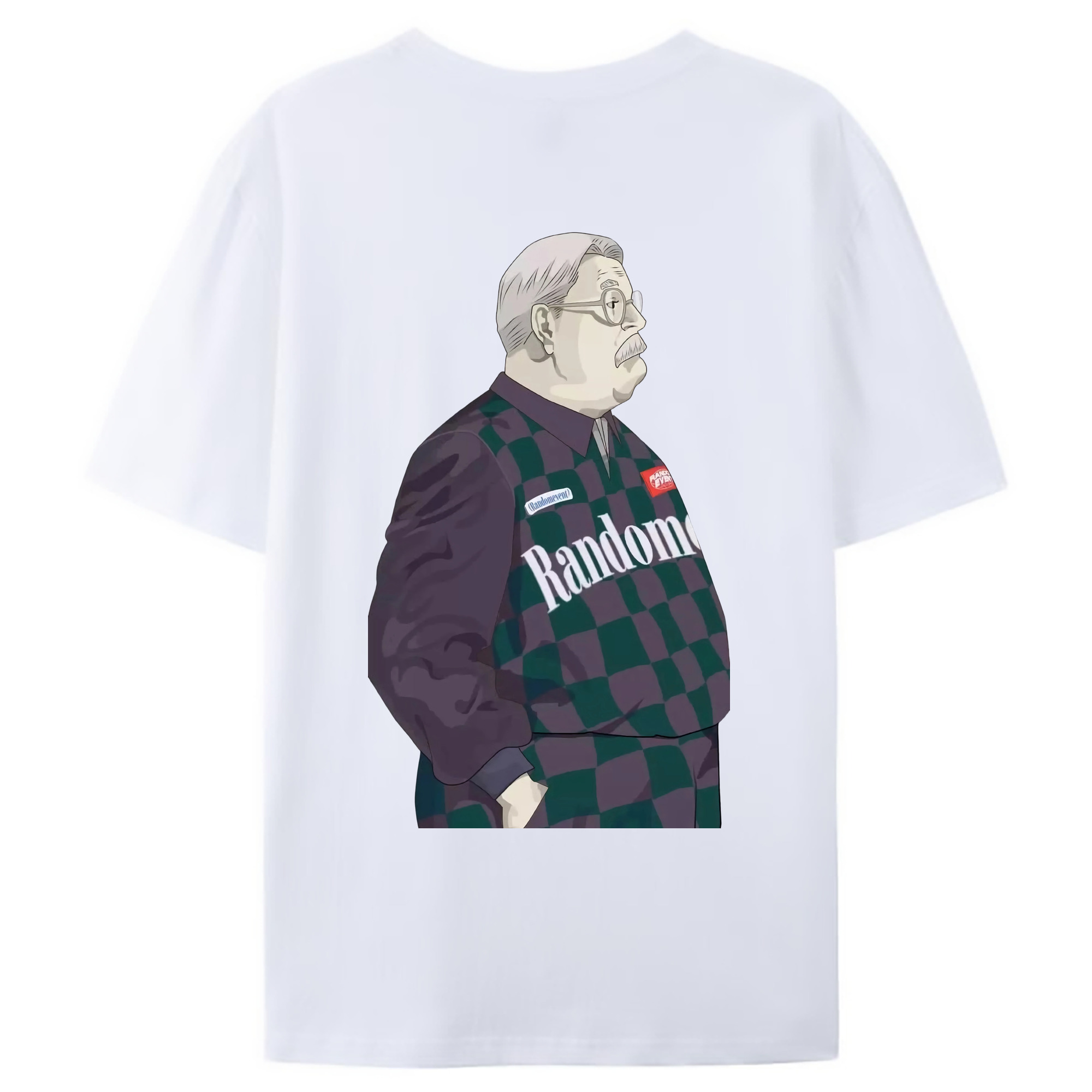 （画像用） SLAM DUNK／スラムダンク 綿100％ メンズ半袖Tシャツ（バックプリント） 通気性