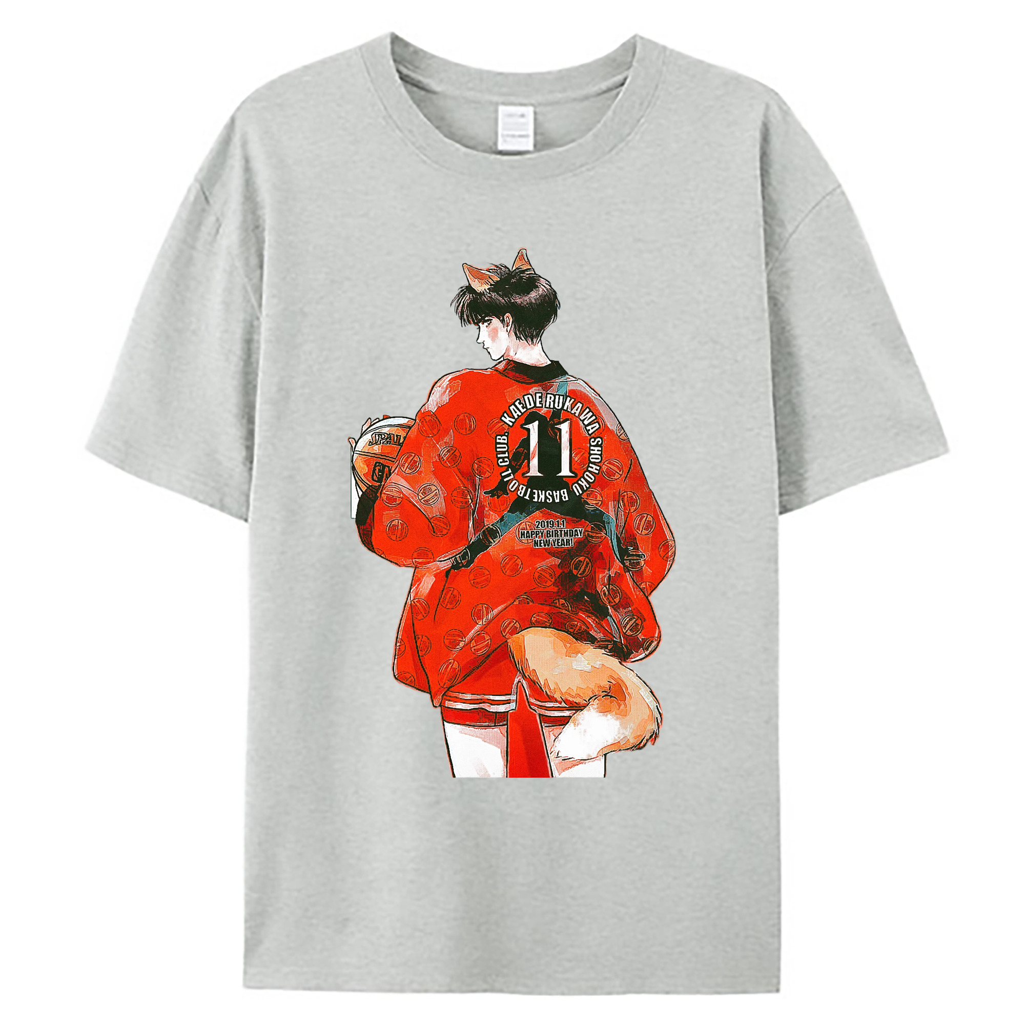 （画像用） SLAM DUNK／スラムダンク 綿100％ メンズ半袖Tシャツ｜肌触りやわらか＆通気性