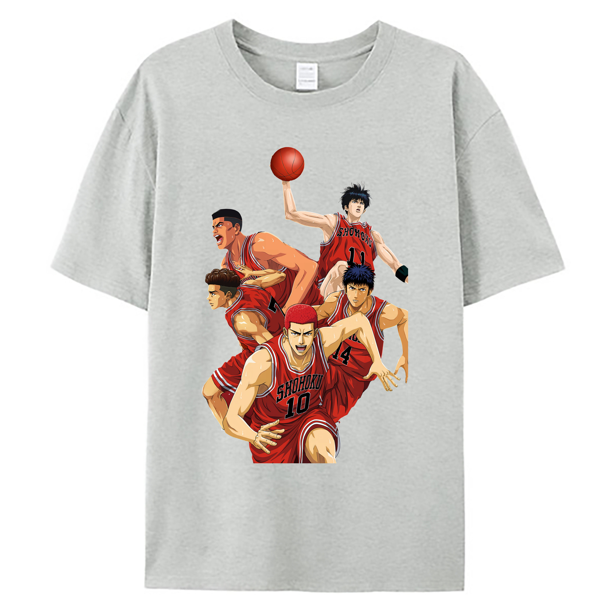 （画像用） SLAM DUNK／スラムダンク 綿100％ メンズ半袖Tシャツ｜肌触りやわらか＆通気性