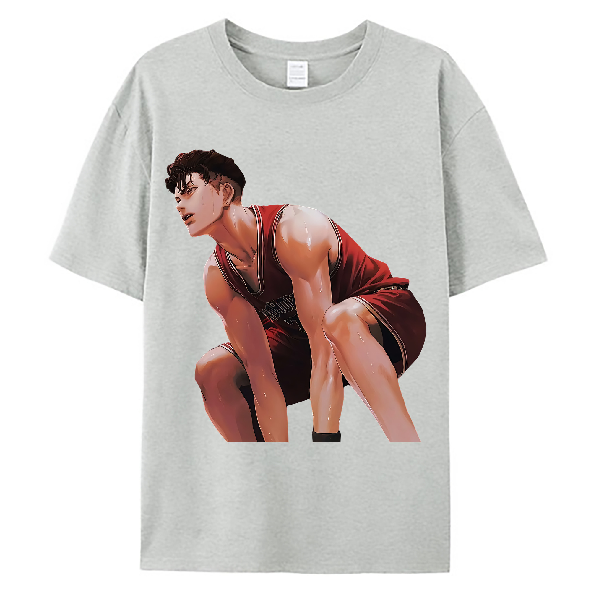 （画像用） SLAM DUNK／スラムダンク 綿100％ メンズ半袖Tシャツ｜肌触りやわらか＆通気性