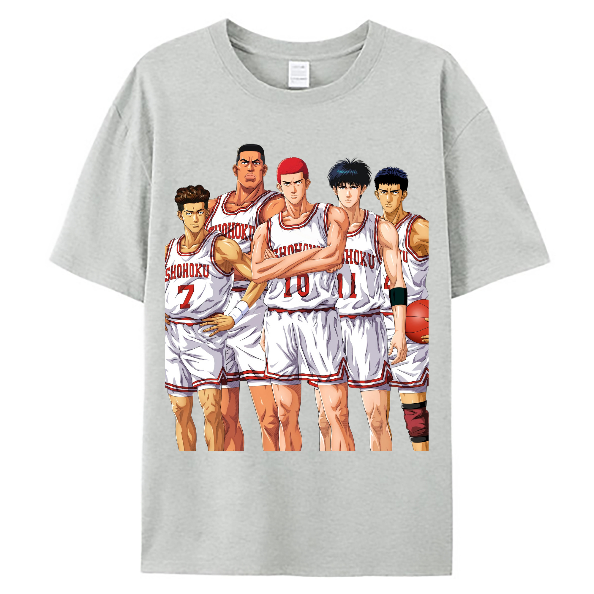 （画像用） SLAM DUNK／スラムダンク 綿100％ メンズ半袖Tシャツ｜肌触りやわらか＆通気性