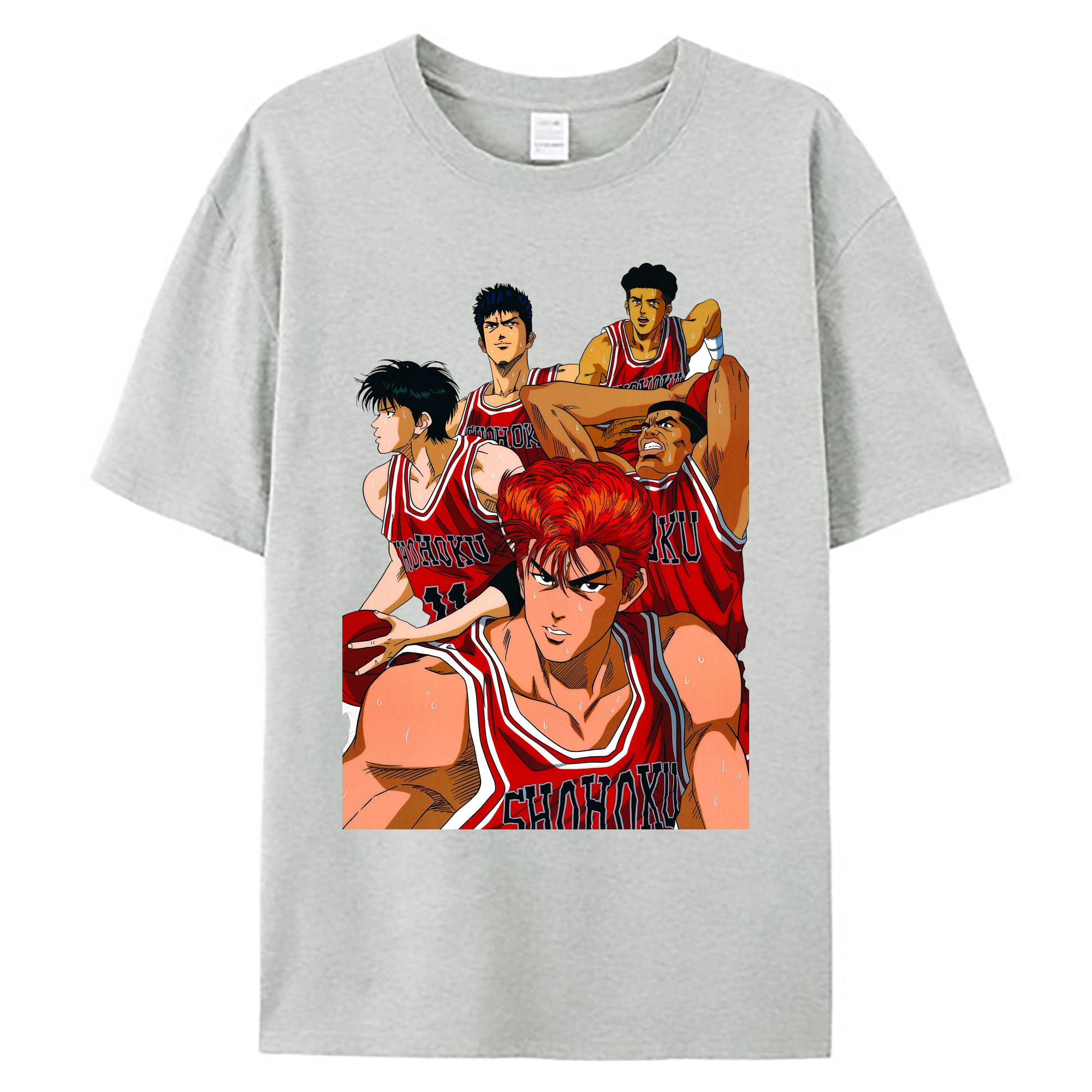 （画像用） SLAM DUNK／スラムダンク 綿100％ メンズ半袖Tシャツ｜肌触りやわらか＆通気性