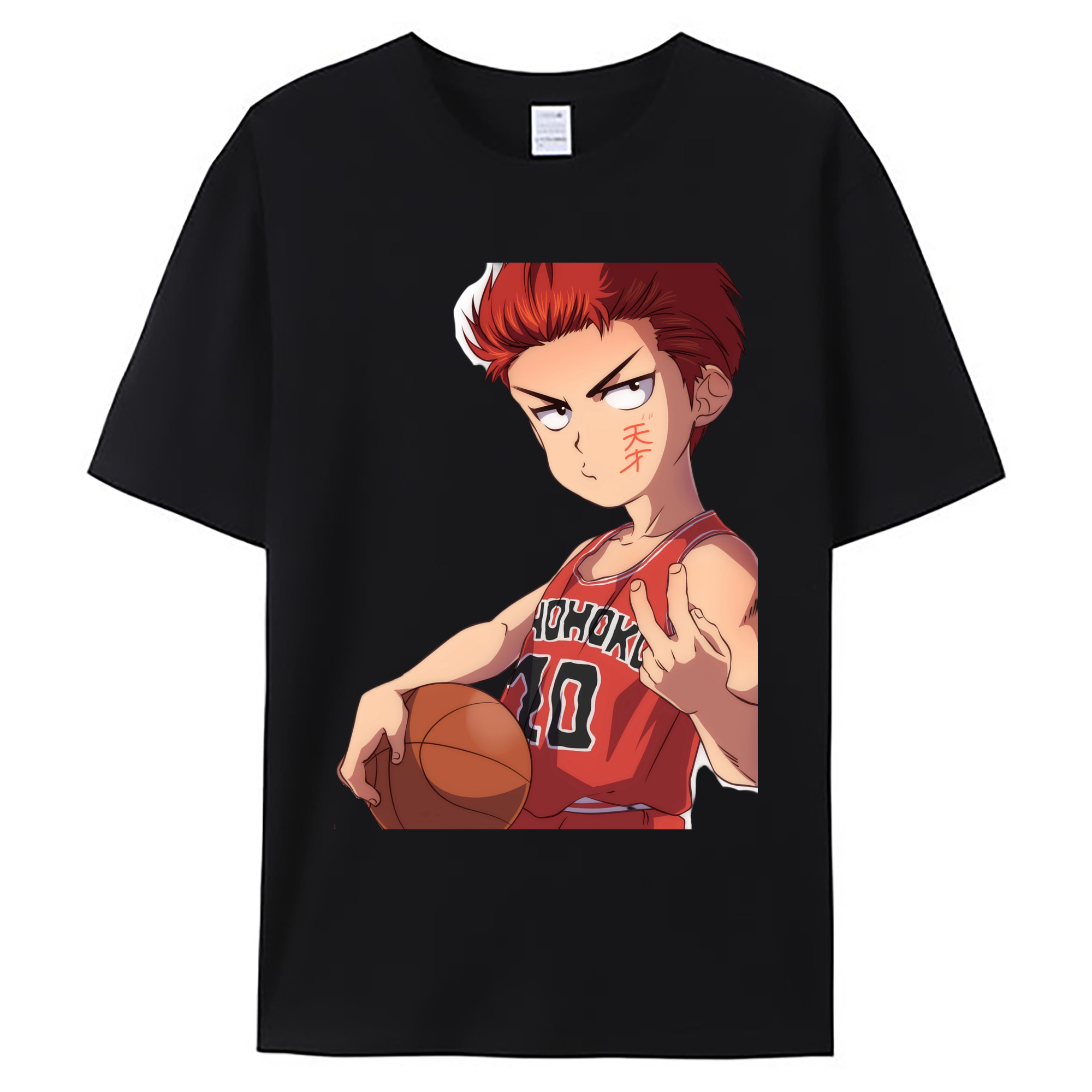 （画像用） SLAM DUNK／スラムダンク 綿100％ メンズ半袖Tシャツ｜肌触りやわらか＆通気性