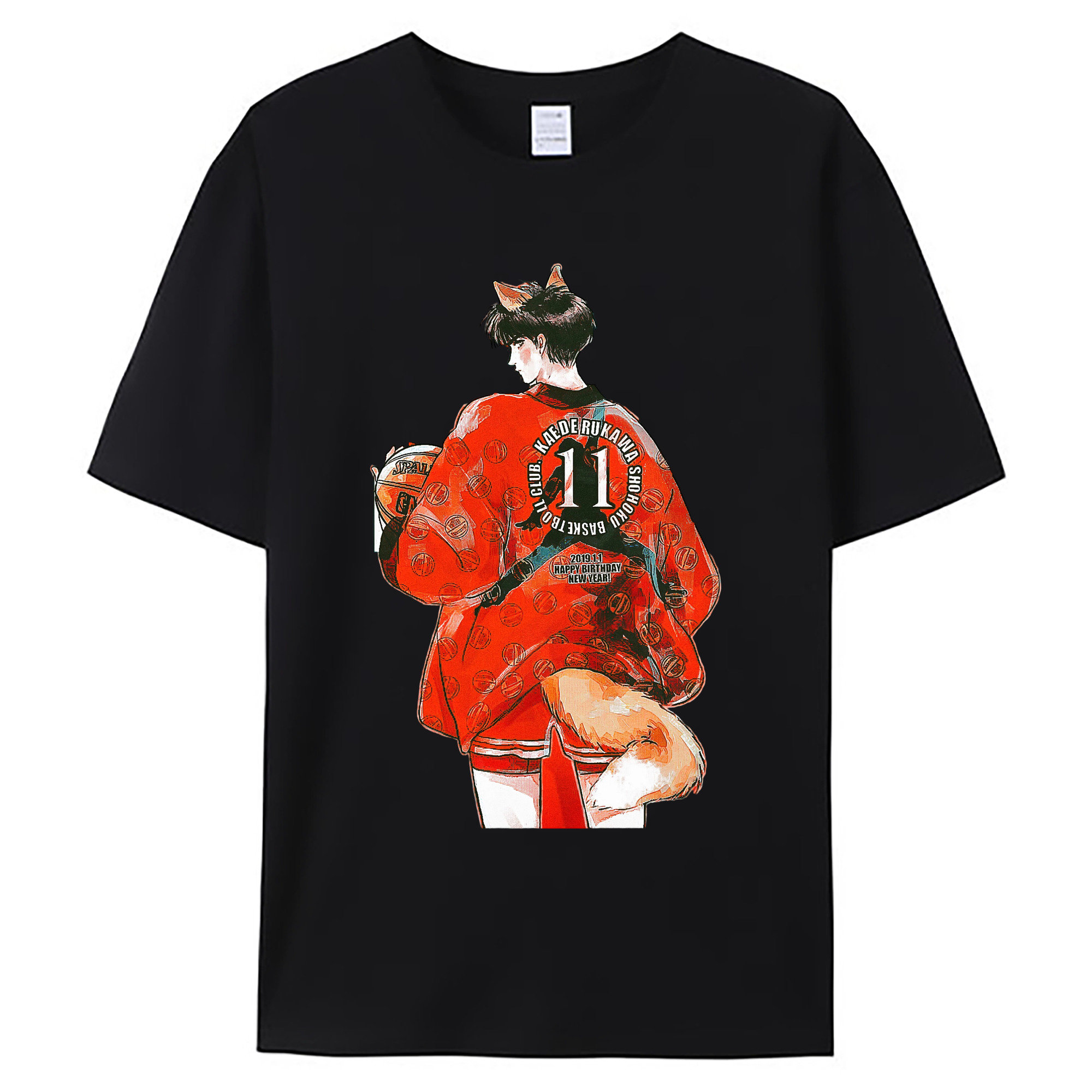 （画像用） SLAM DUNK／スラムダンク 綿100％ メンズ半袖Tシャツ｜肌触りやわらか＆通気性