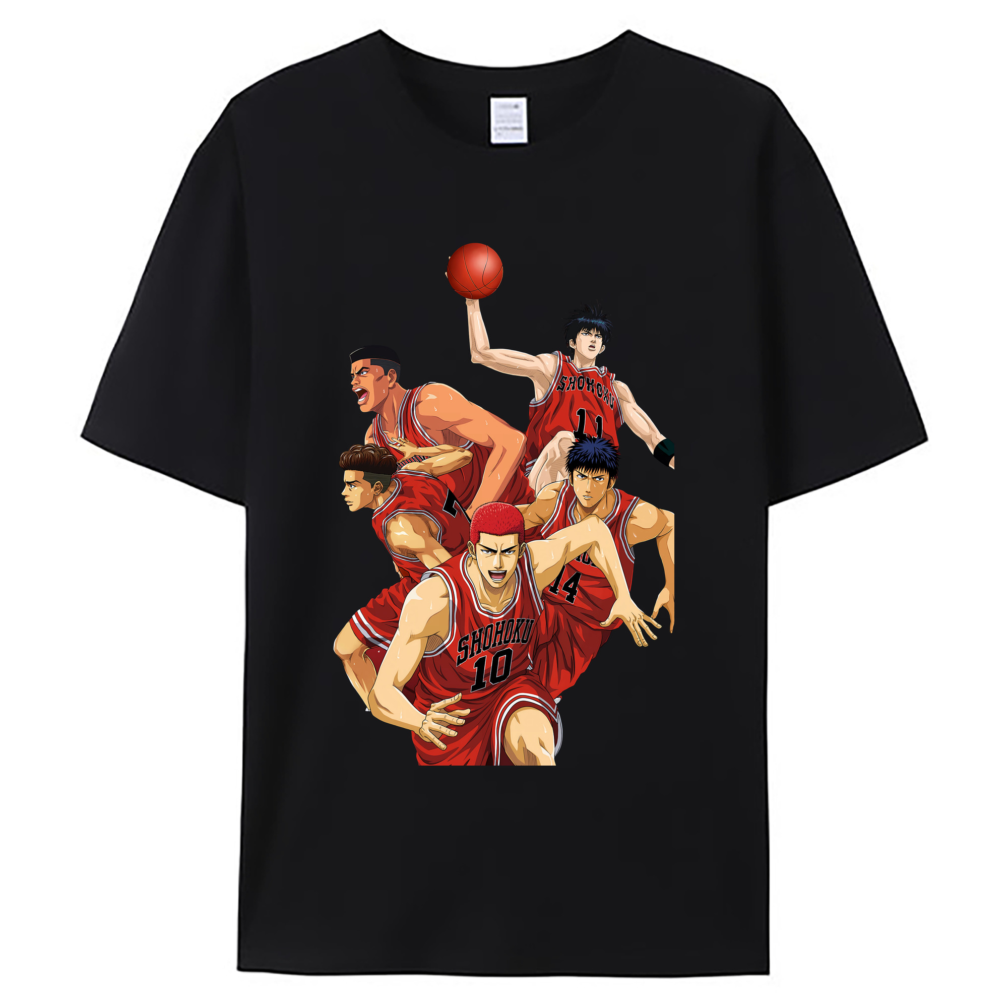 （画像用） SLAM DUNK／スラムダンク 綿100％ メンズ半袖Tシャツ｜肌触りやわらか＆通気性