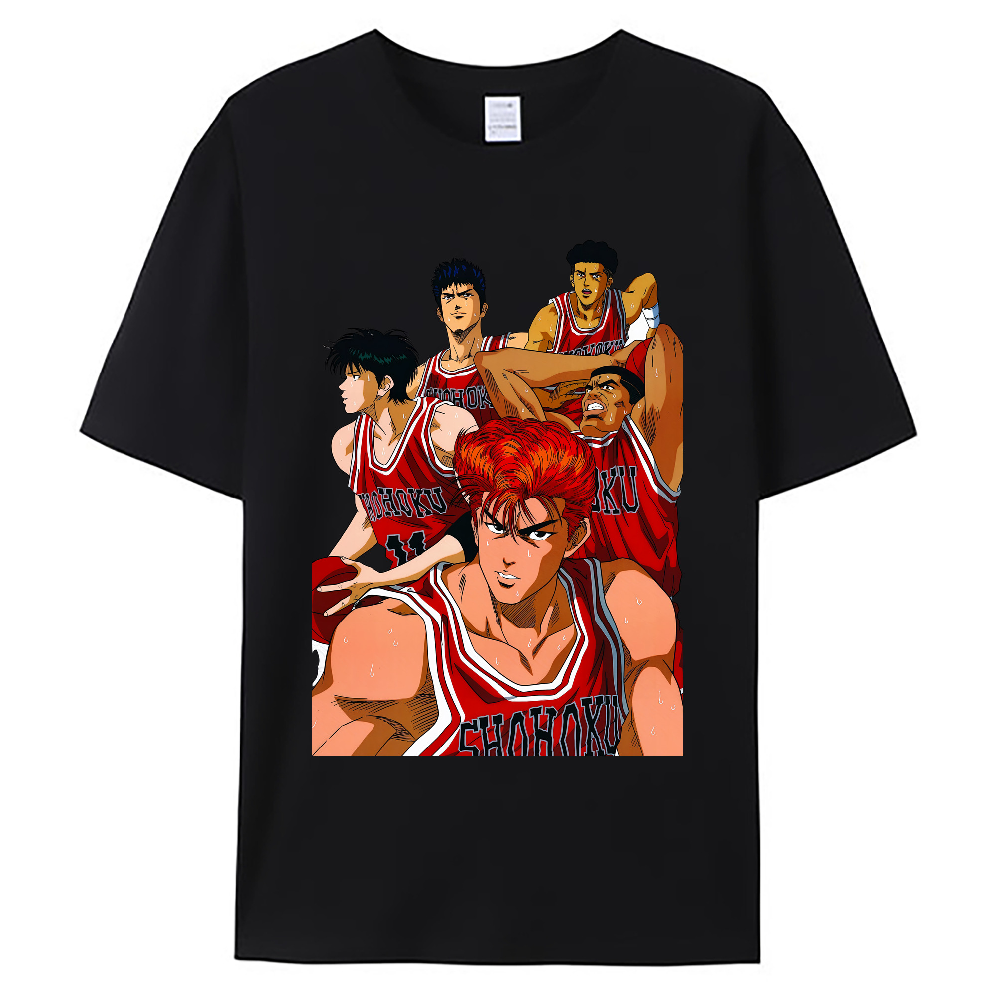 （画像用） SLAM DUNK／スラムダンク 綿100％ メンズ半袖Tシャツ｜肌触りやわらか＆通気性