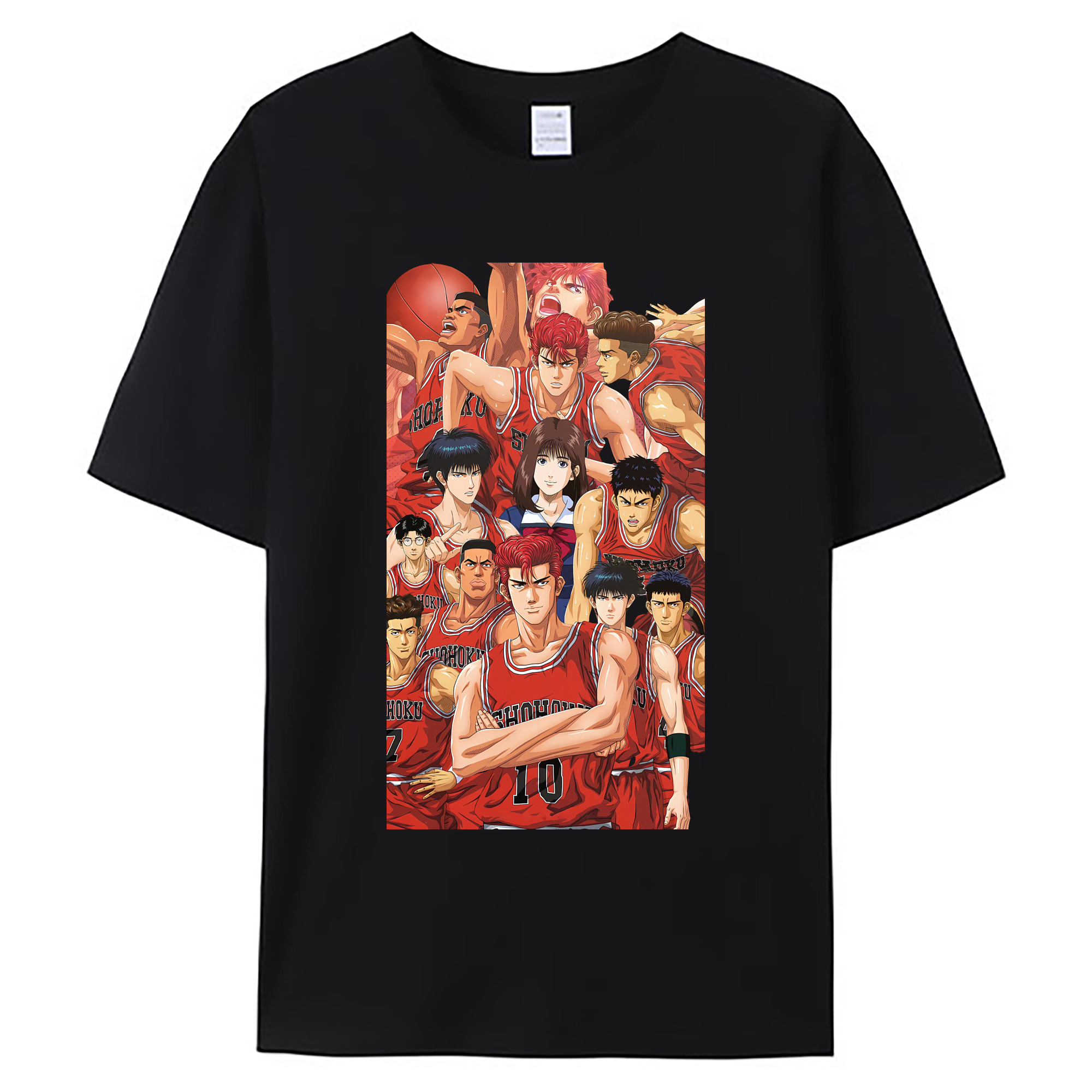 （画像用） SLAM DUNK／スラムダンク 綿100％ メンズ半袖Tシャツ｜肌触りやわらか＆通気性